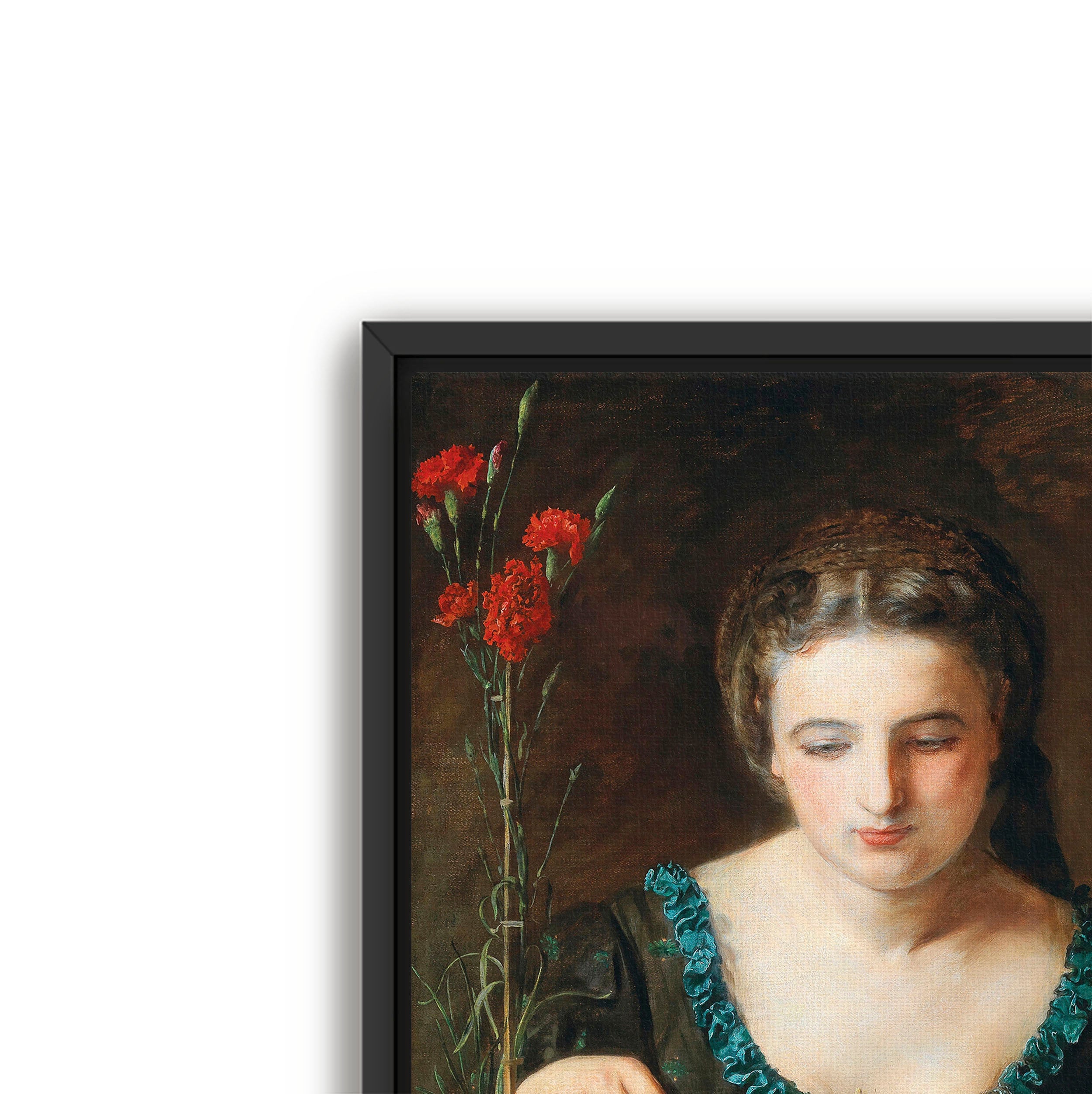girl with carnation