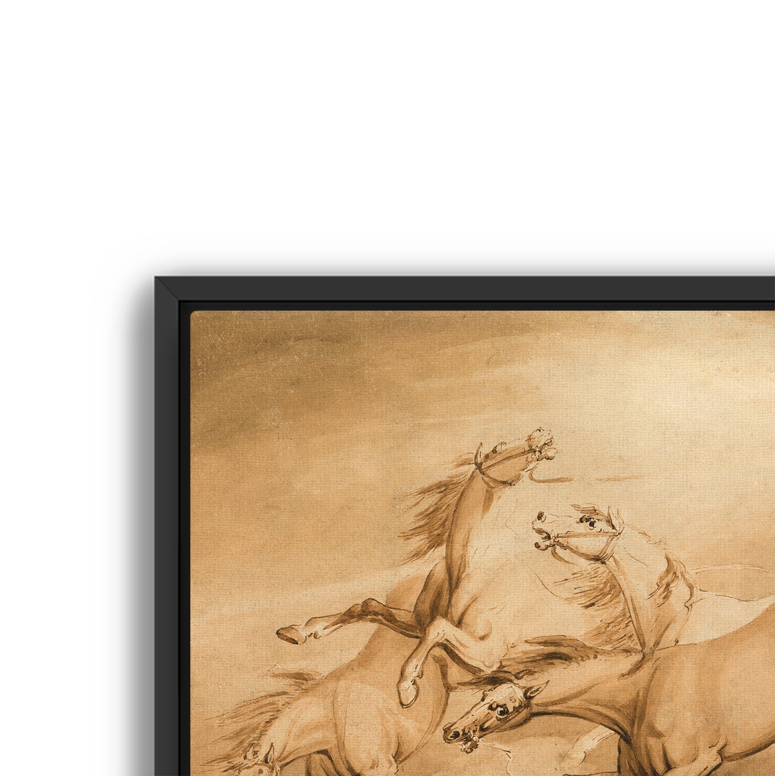 four galloping horses