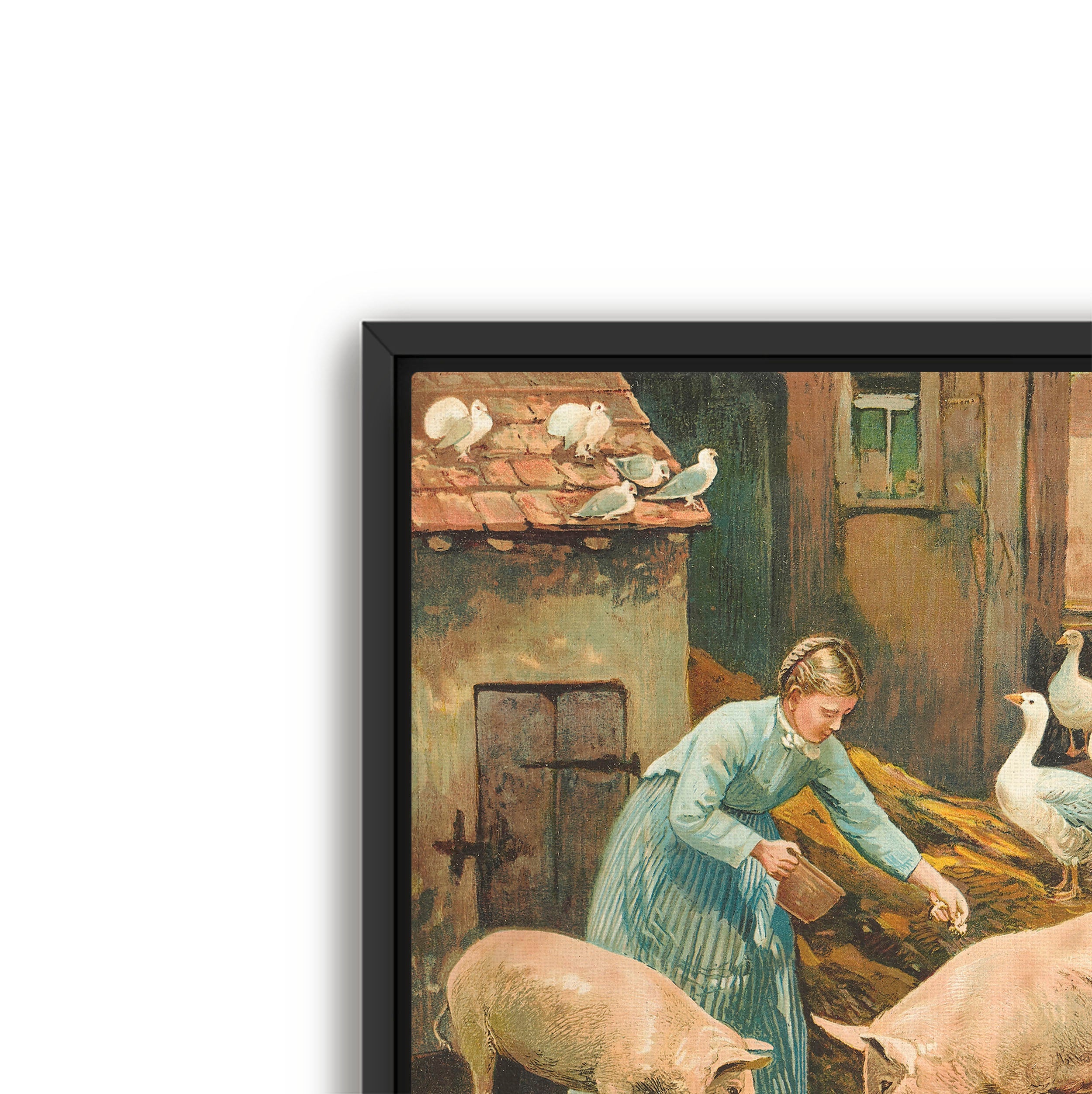 pastel farmyard