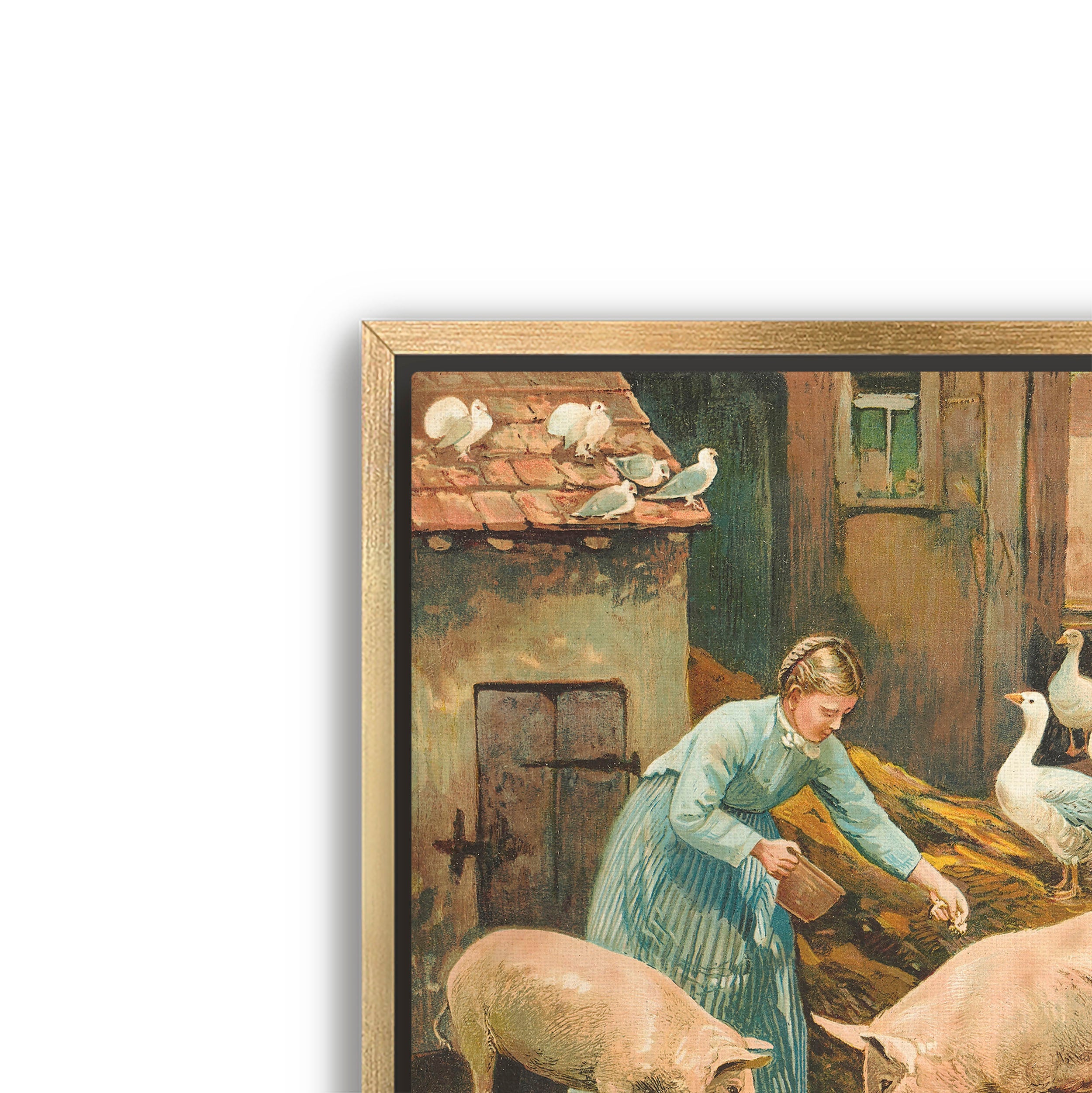pastel farmyard