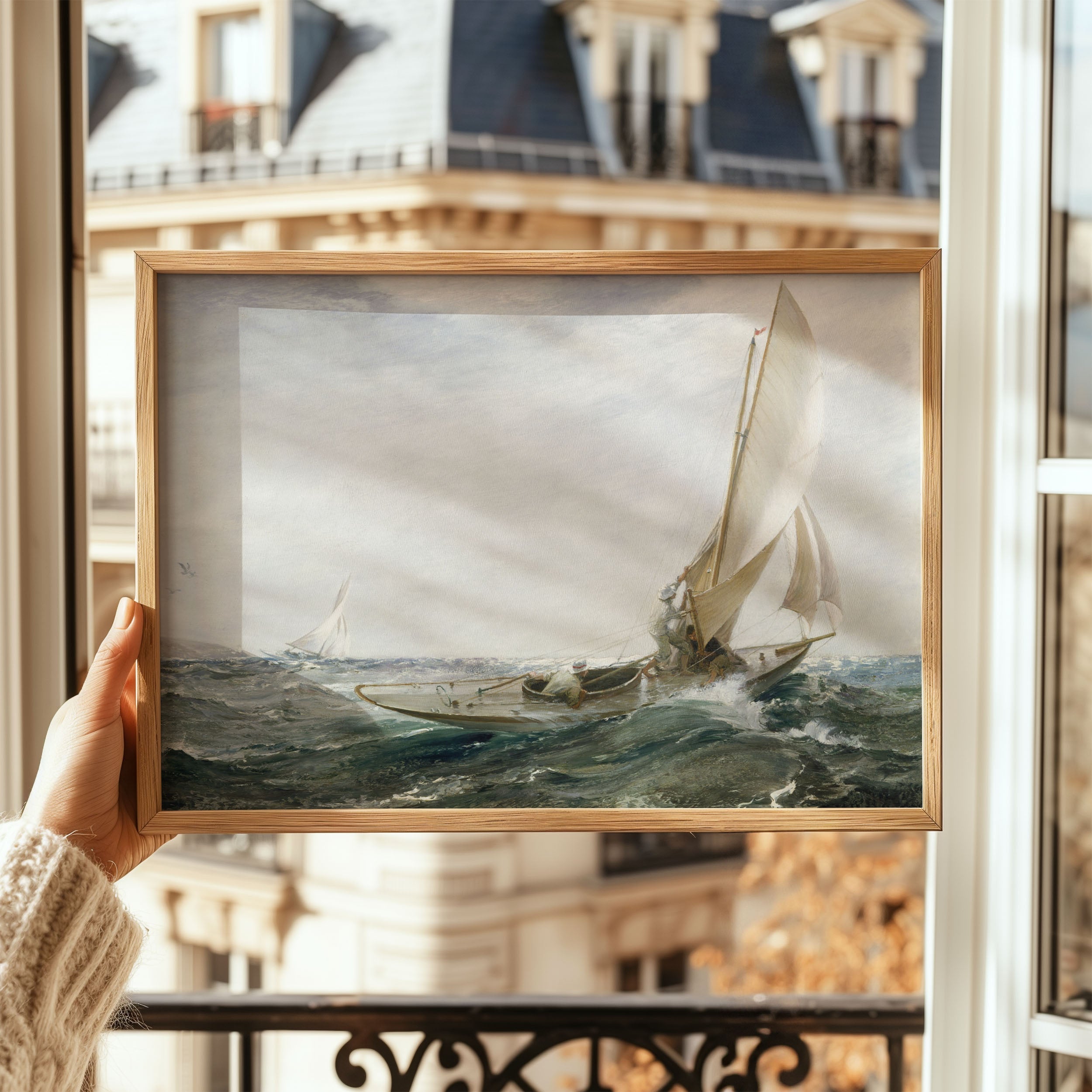 through sea and air
