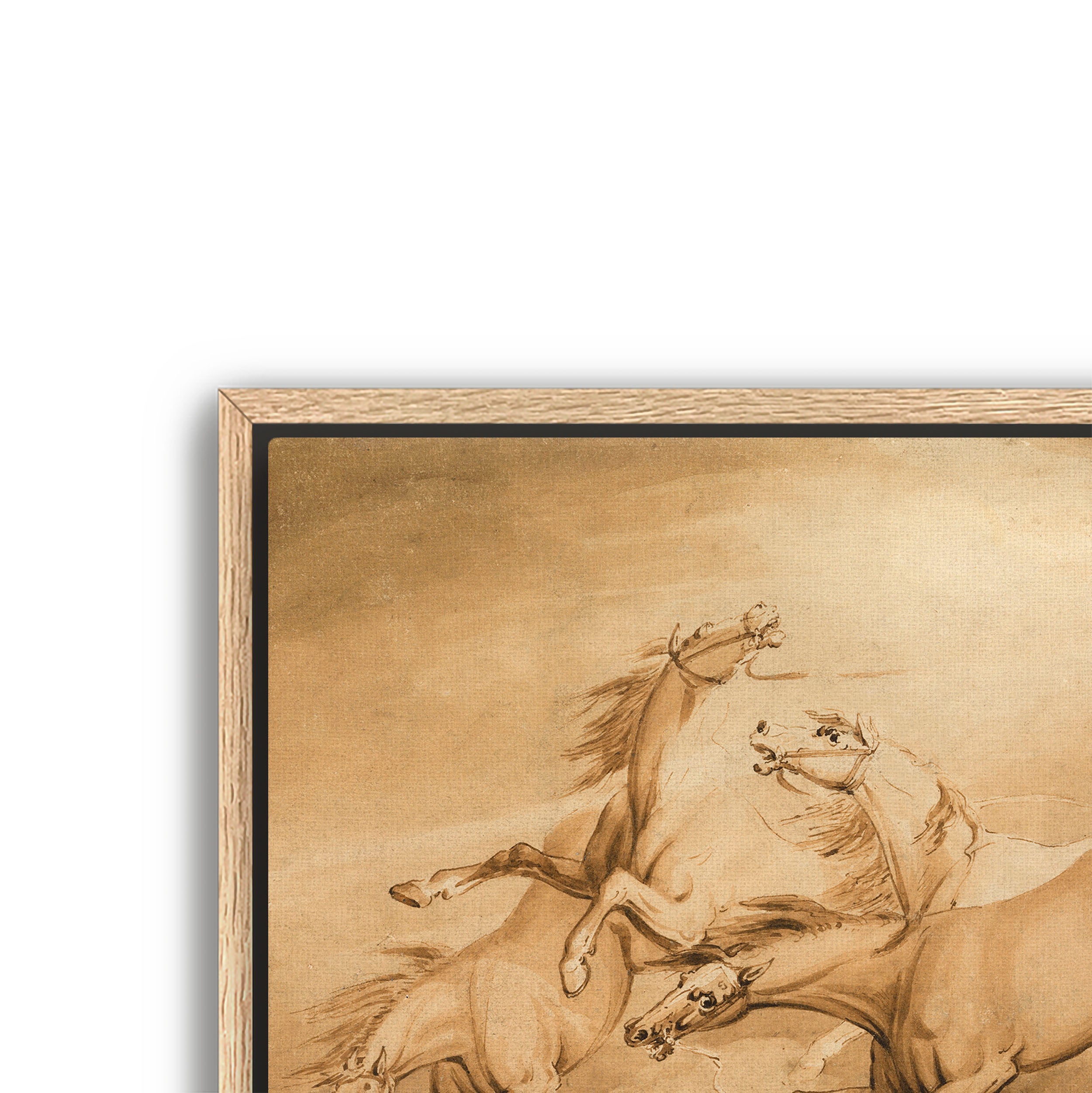 four galloping horses