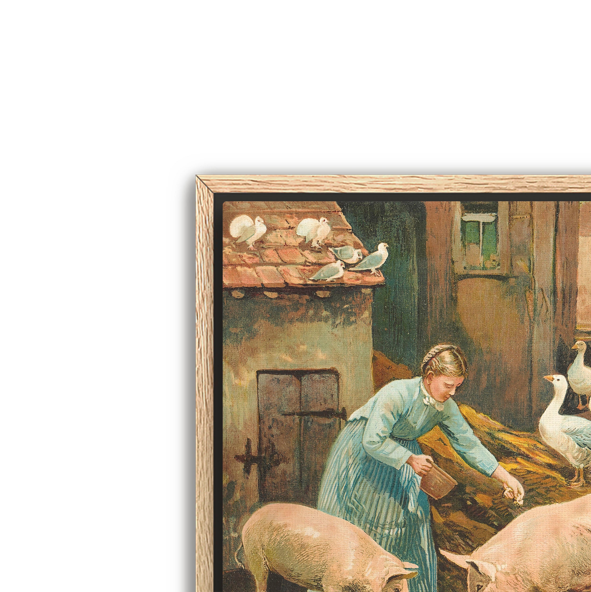 pastel farmyard