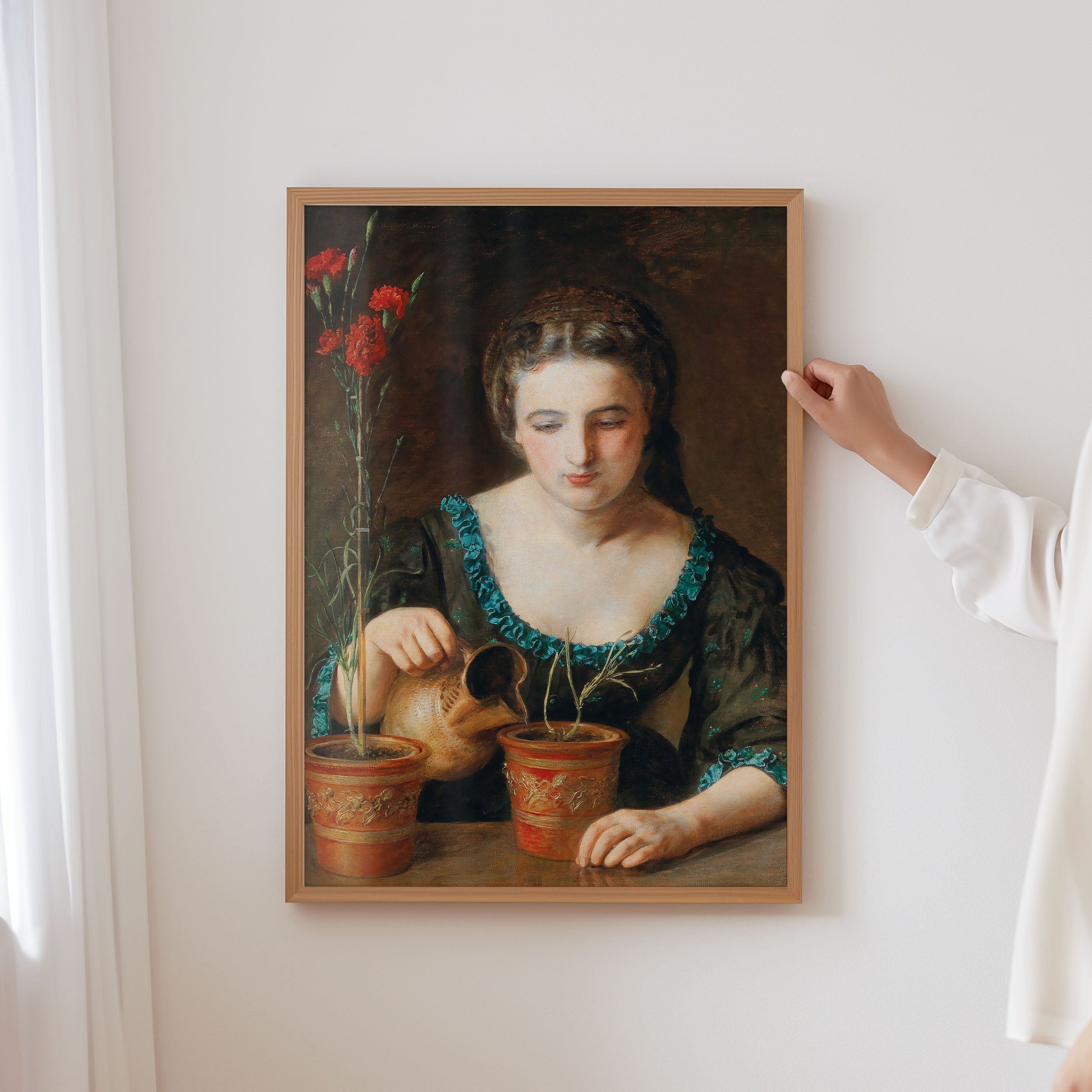 girl with carnation