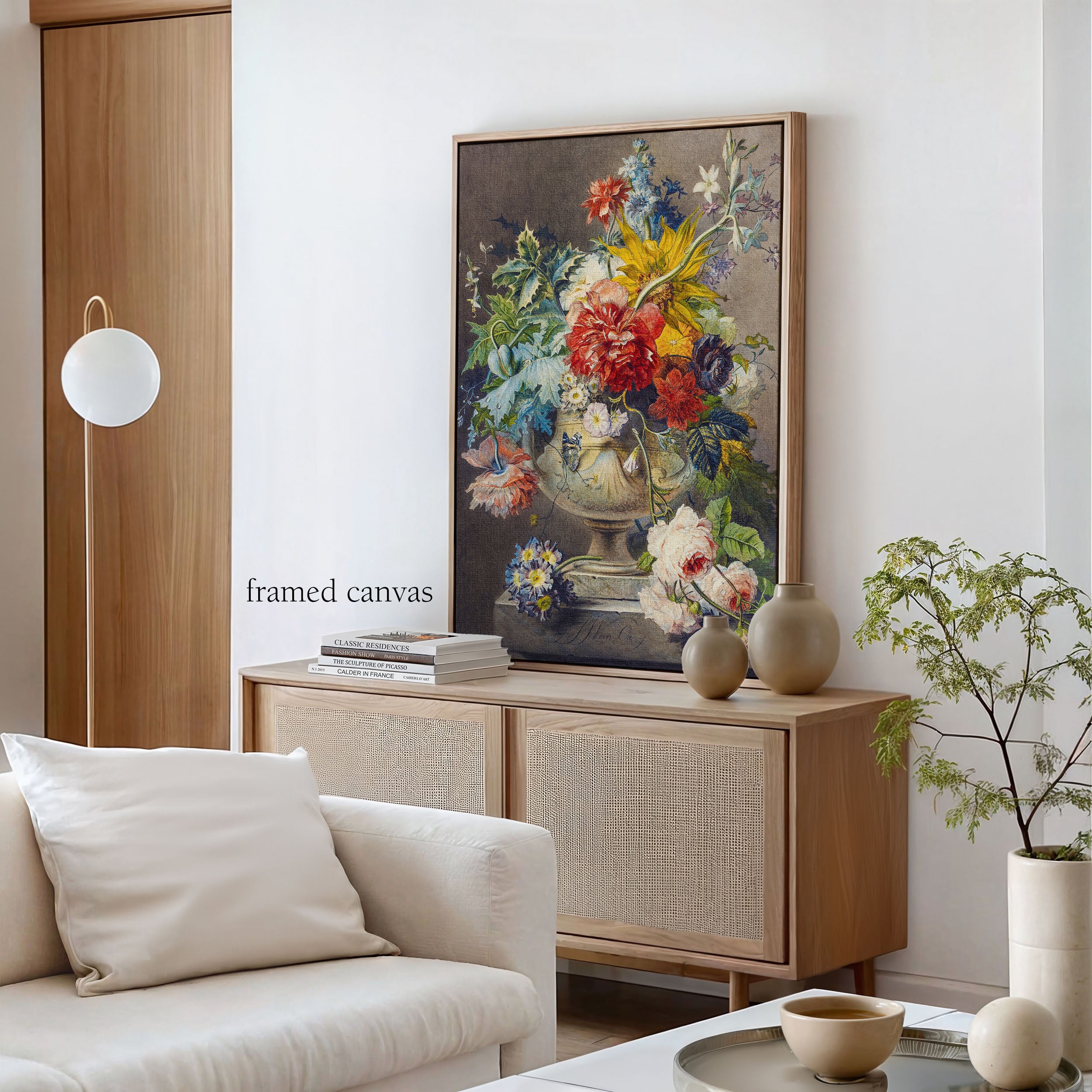 florals with butterfly