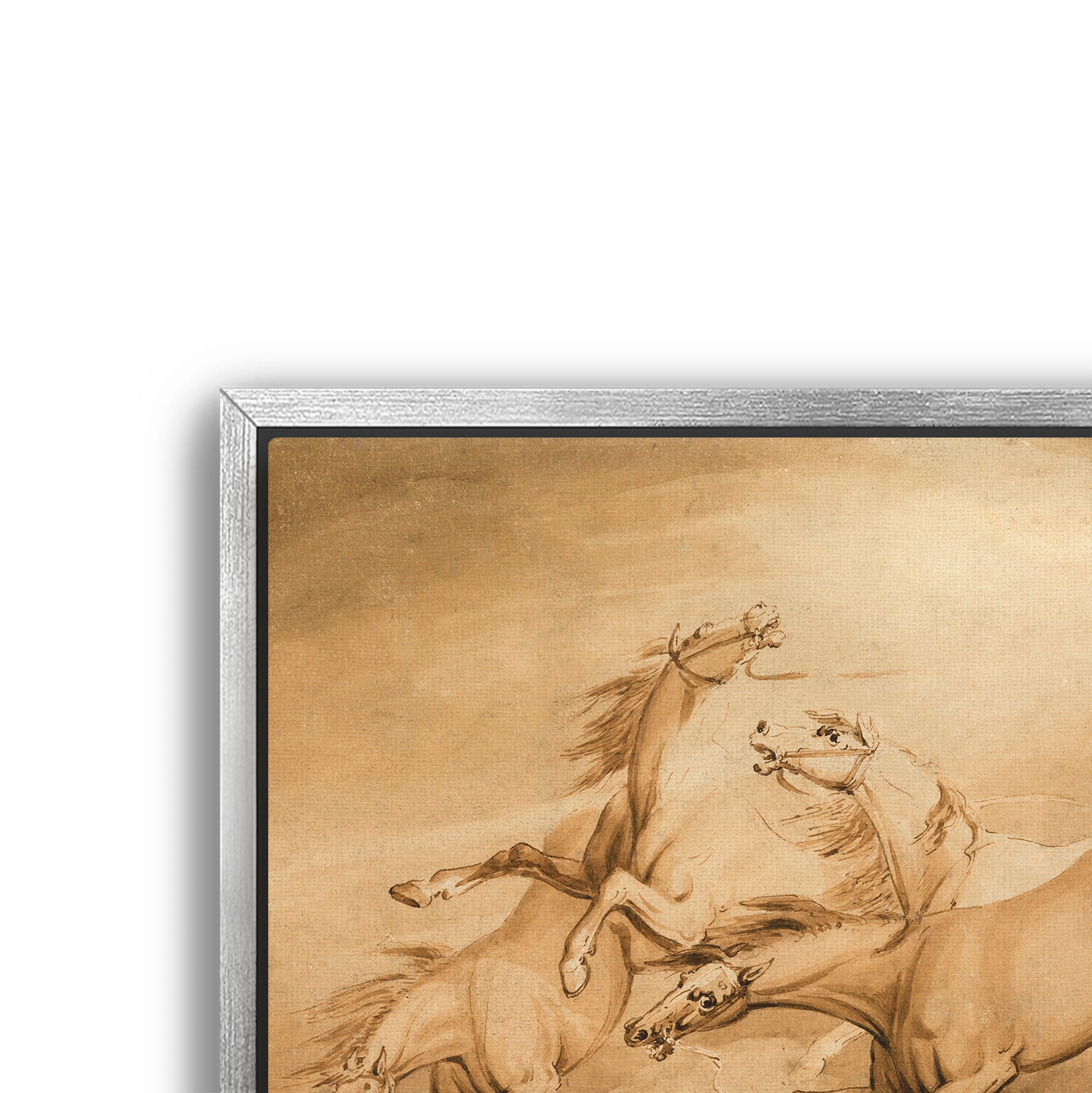 four galloping horses