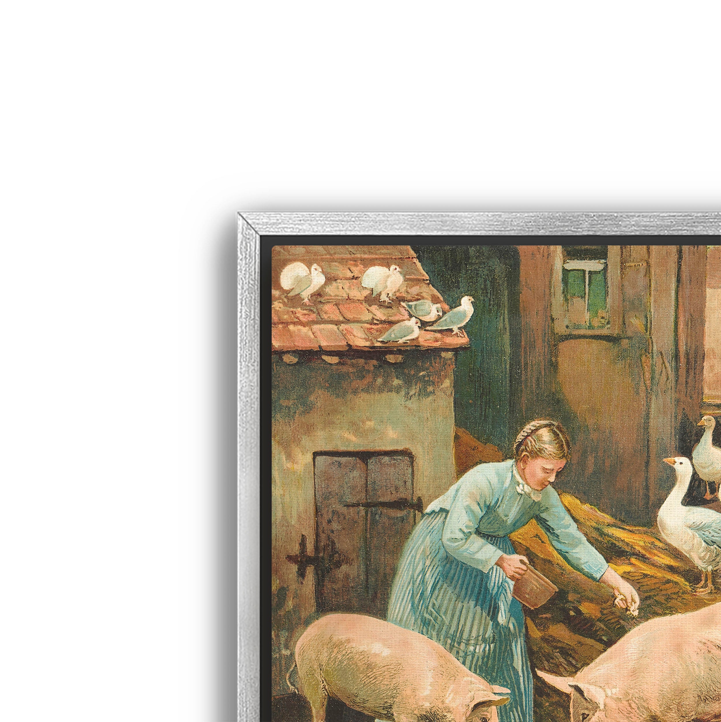 pastel farmyard