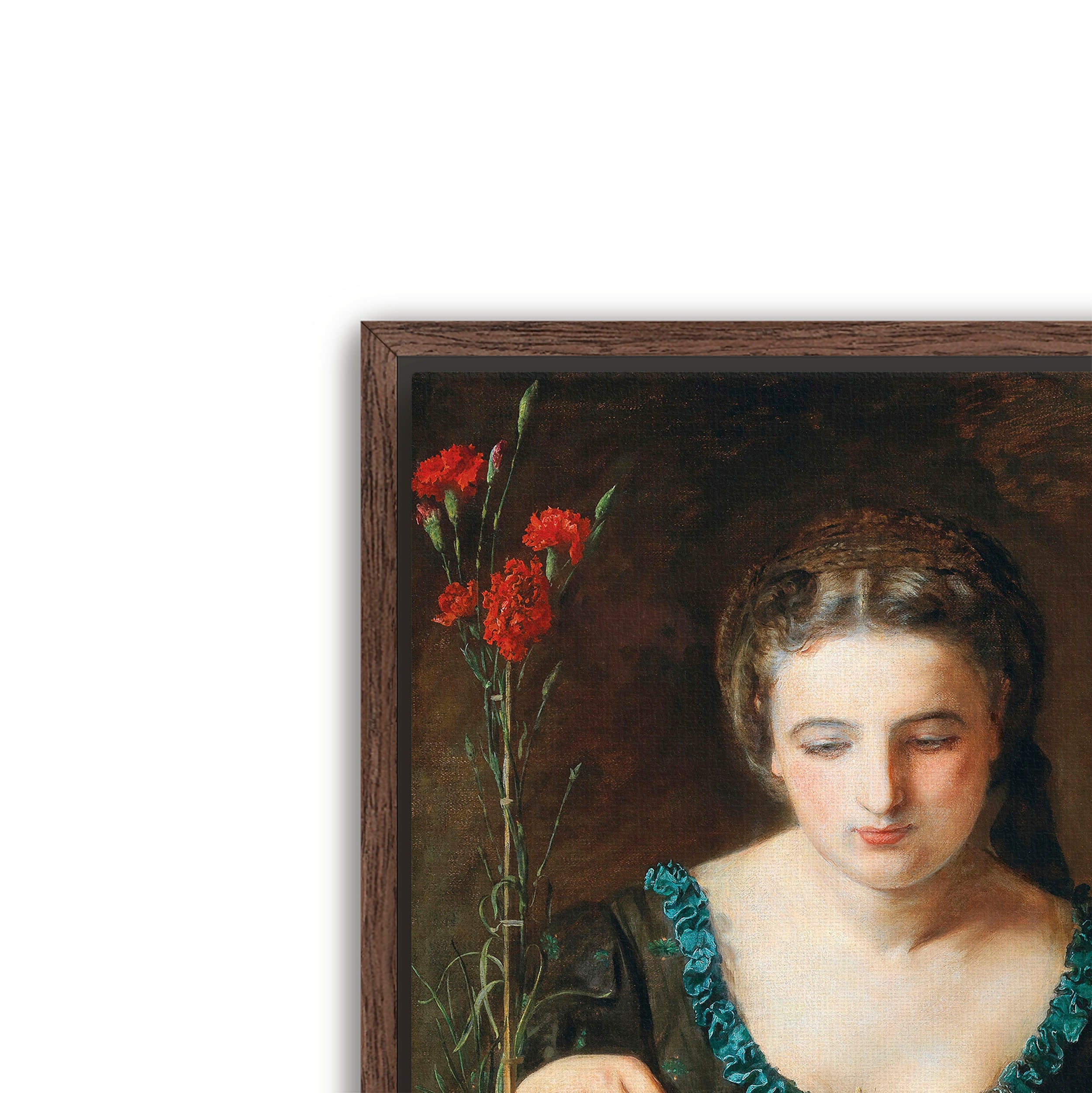 girl with carnation