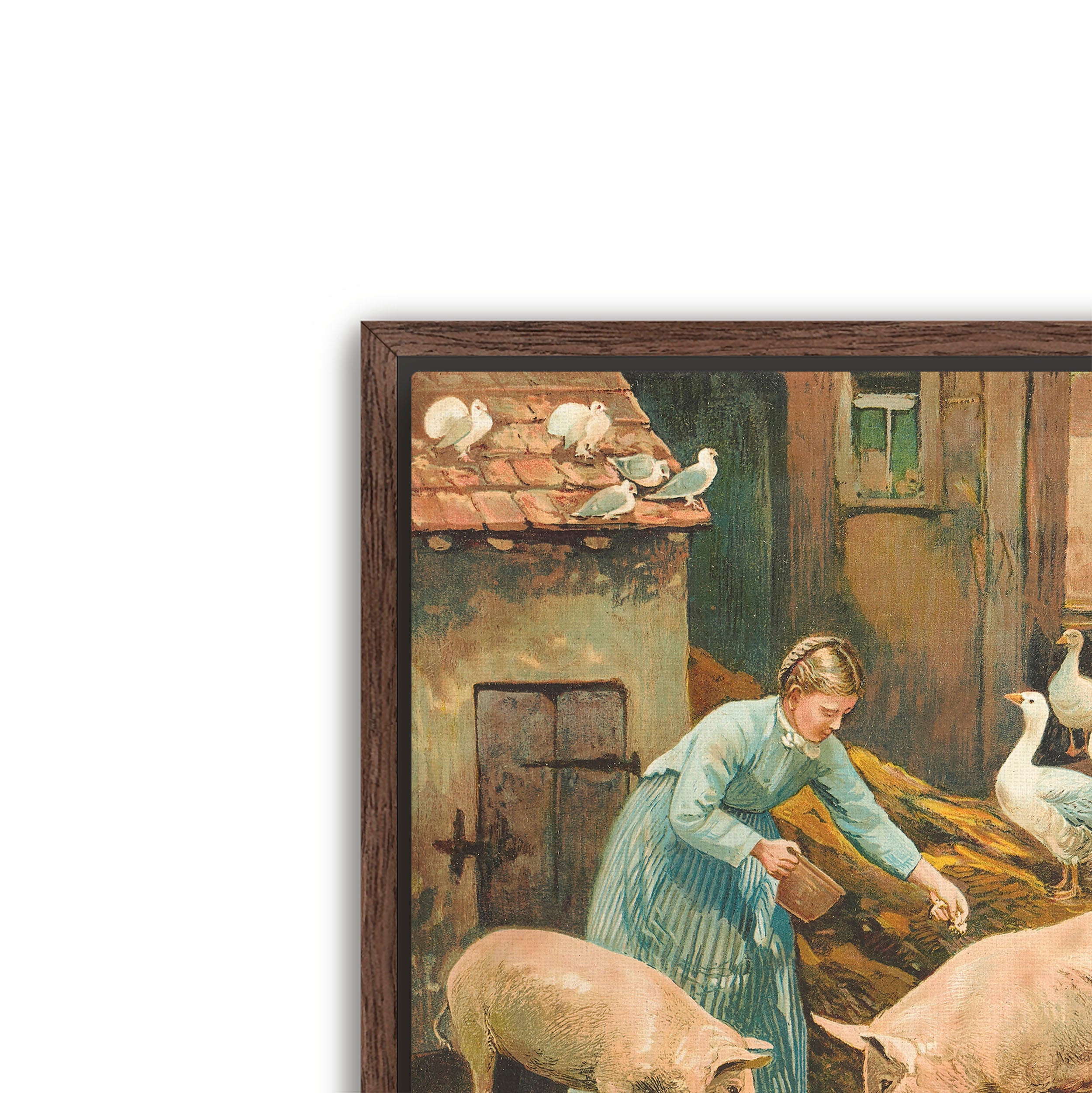 pastel farmyard