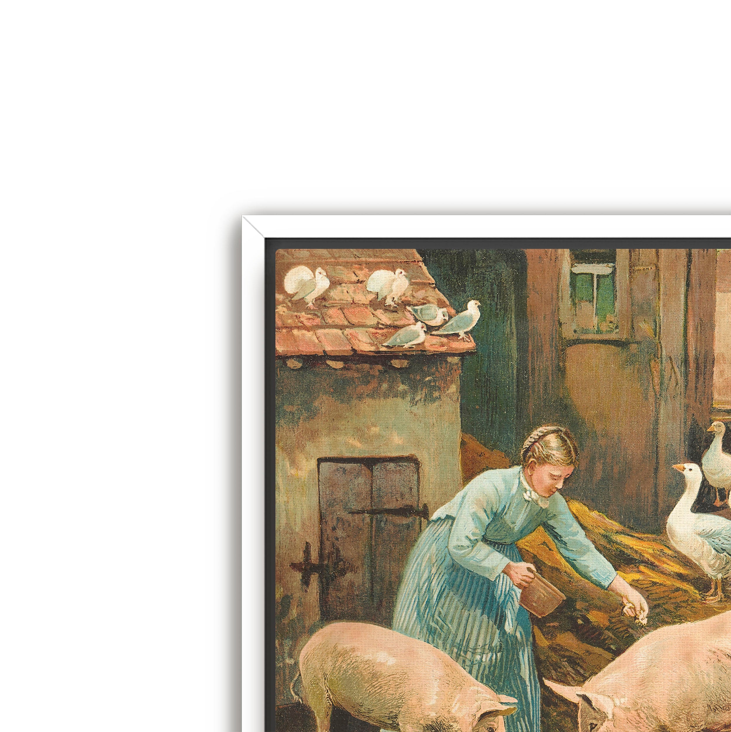 pastel farmyard