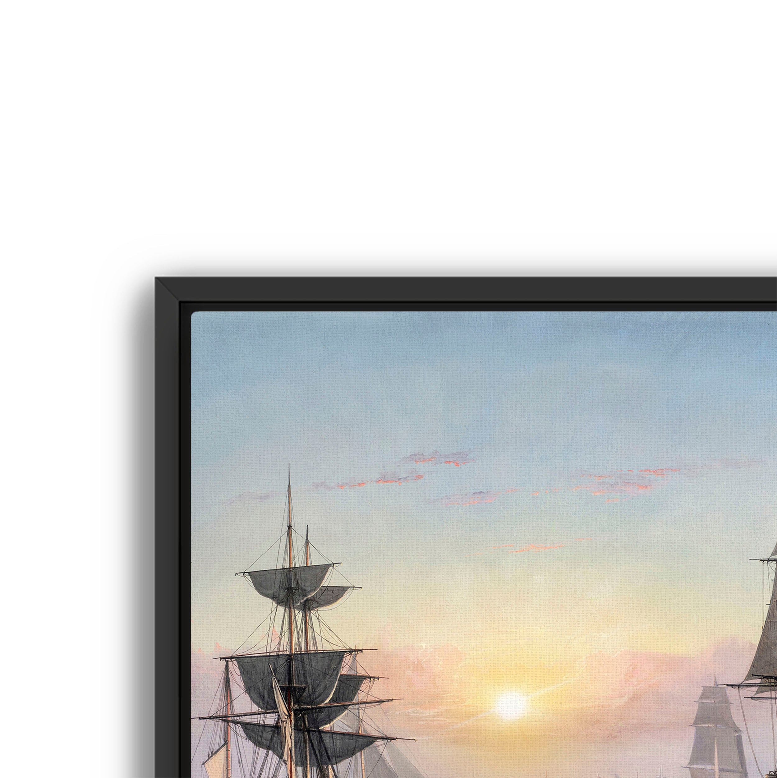 boston harbor sunset