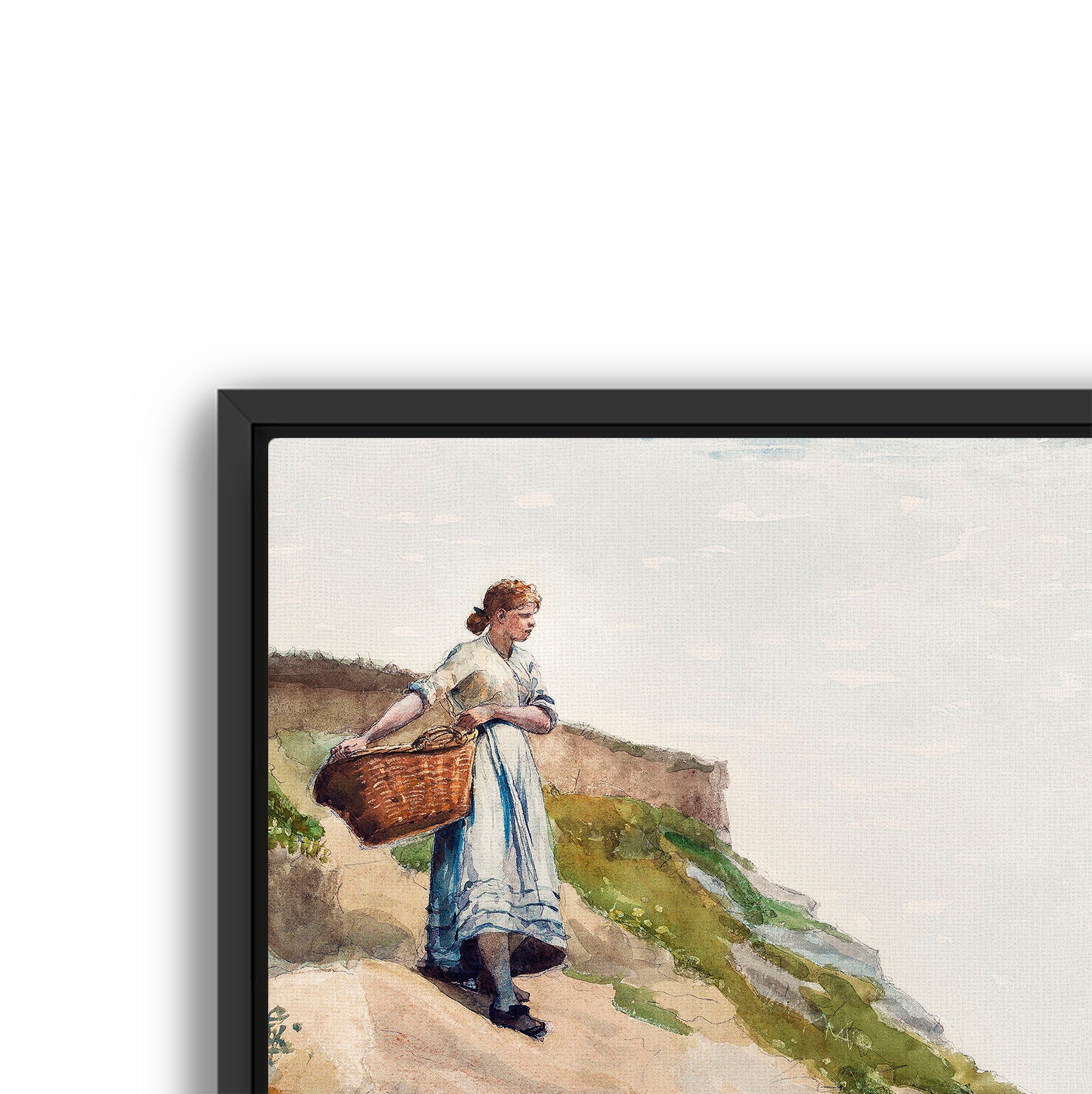 girl carrying basket