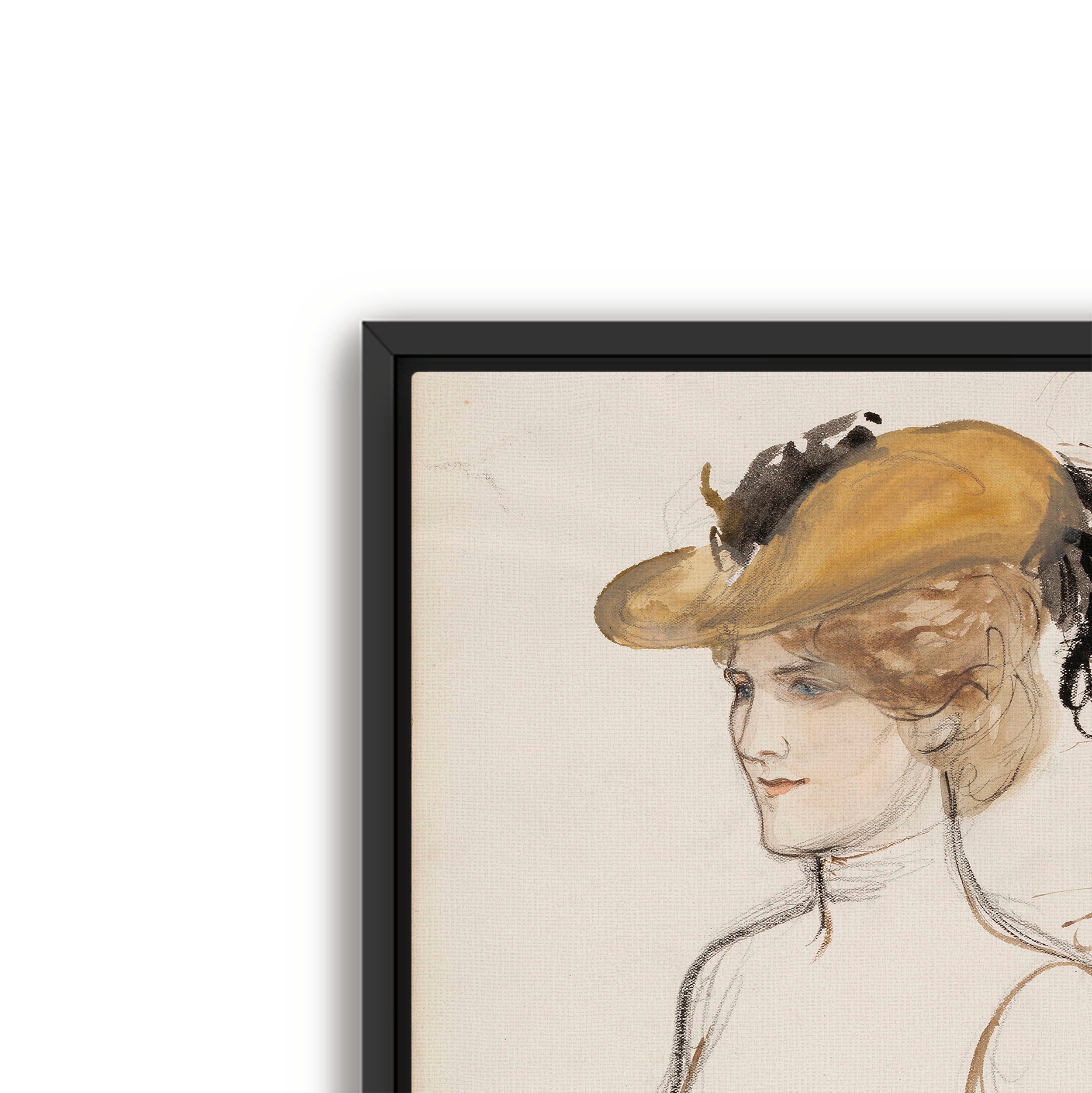 gold hat