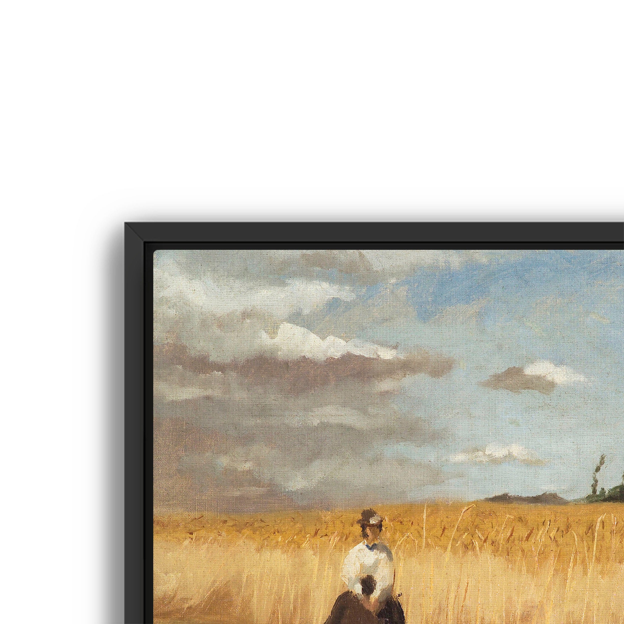 woman in wheat field