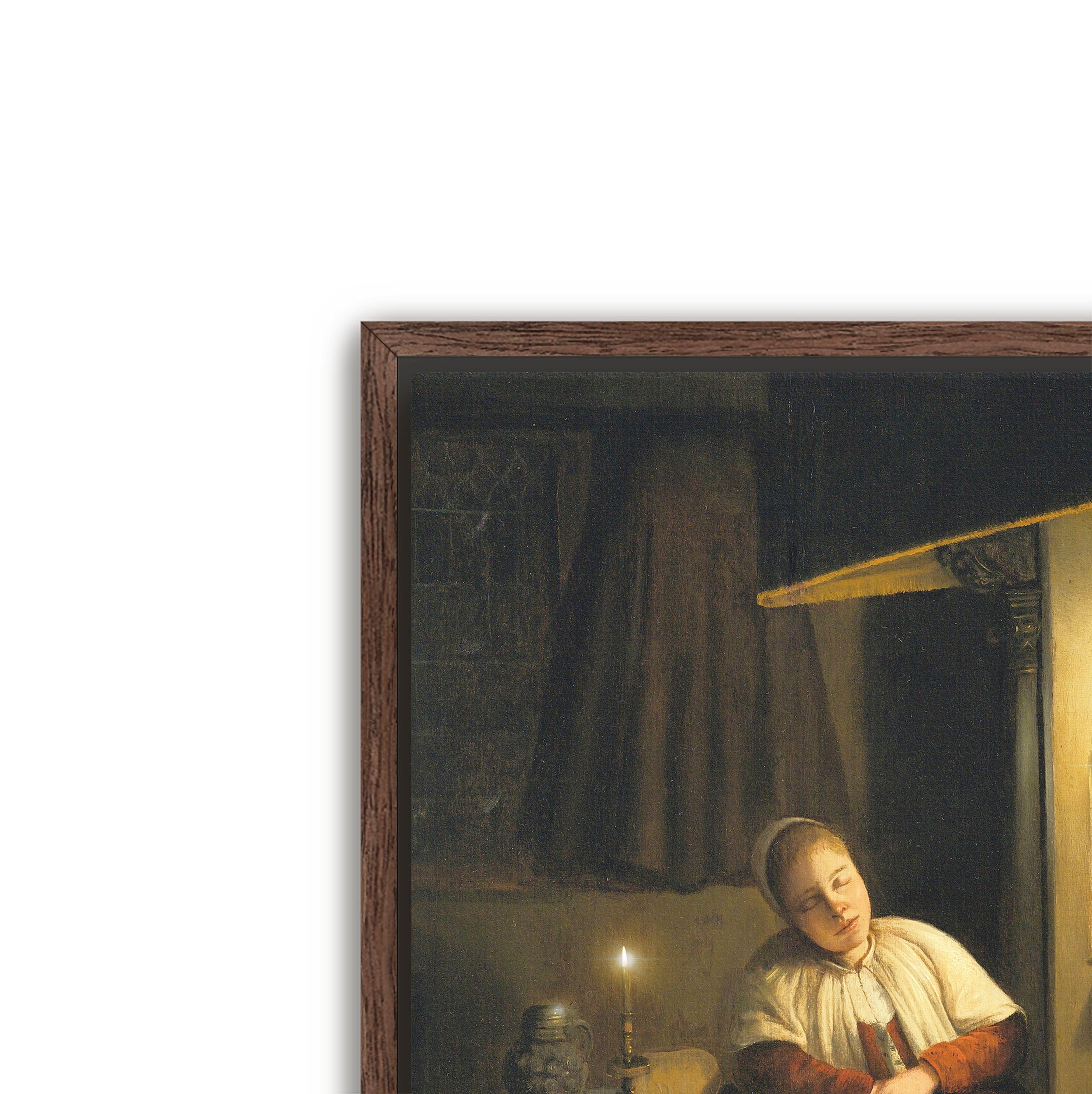 asleep by candlelight