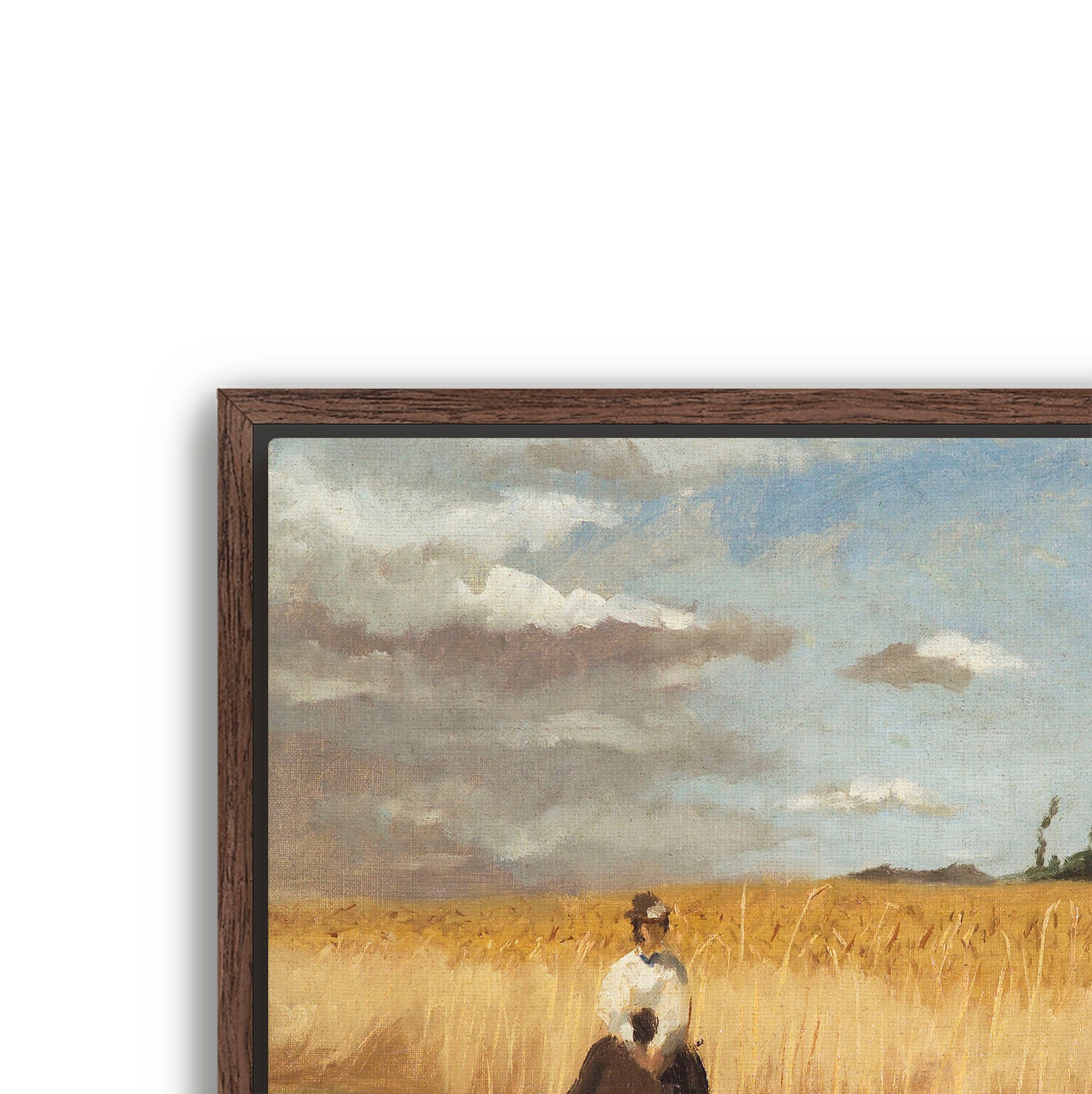 woman in wheat field