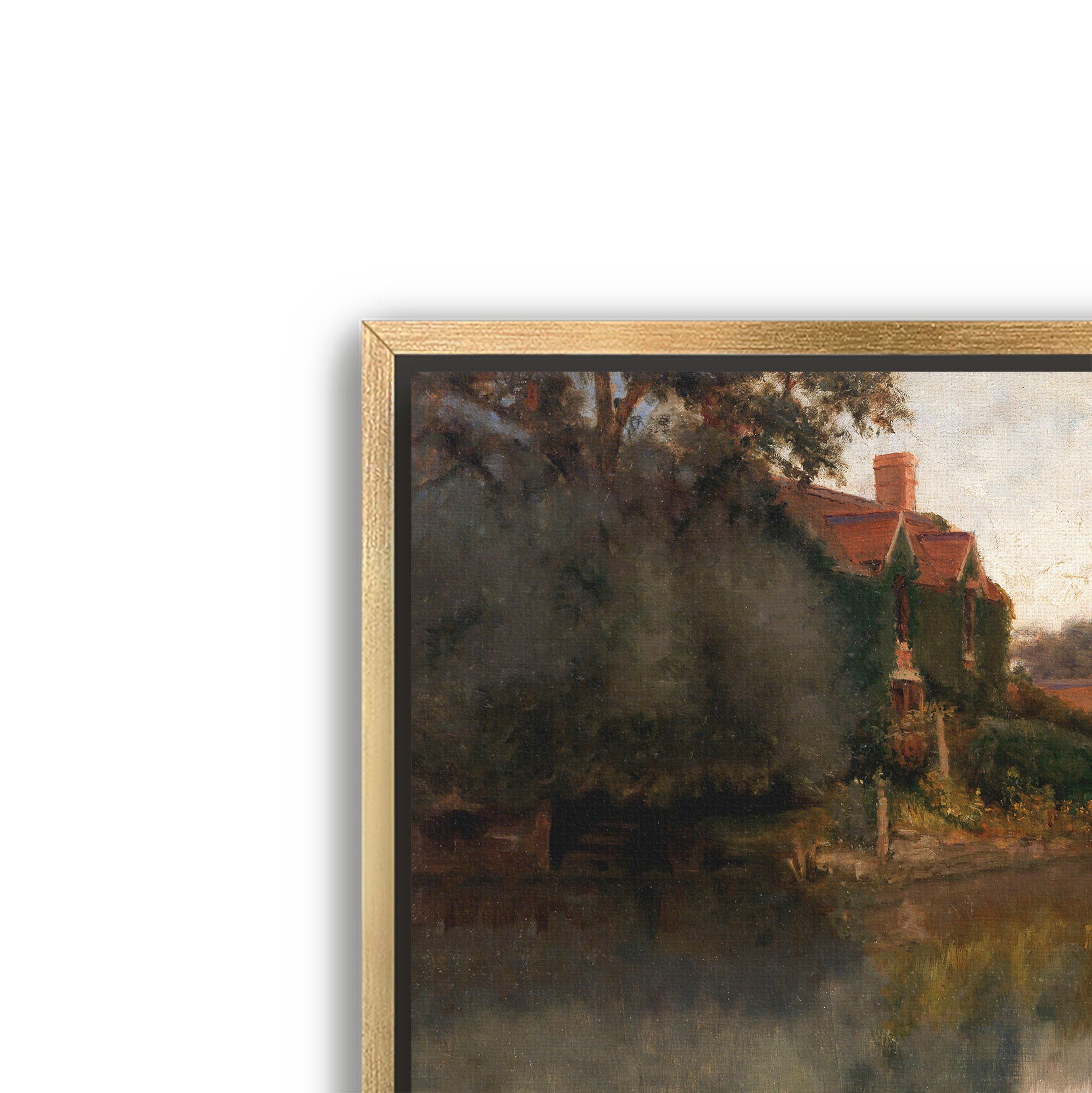 edge of a stream