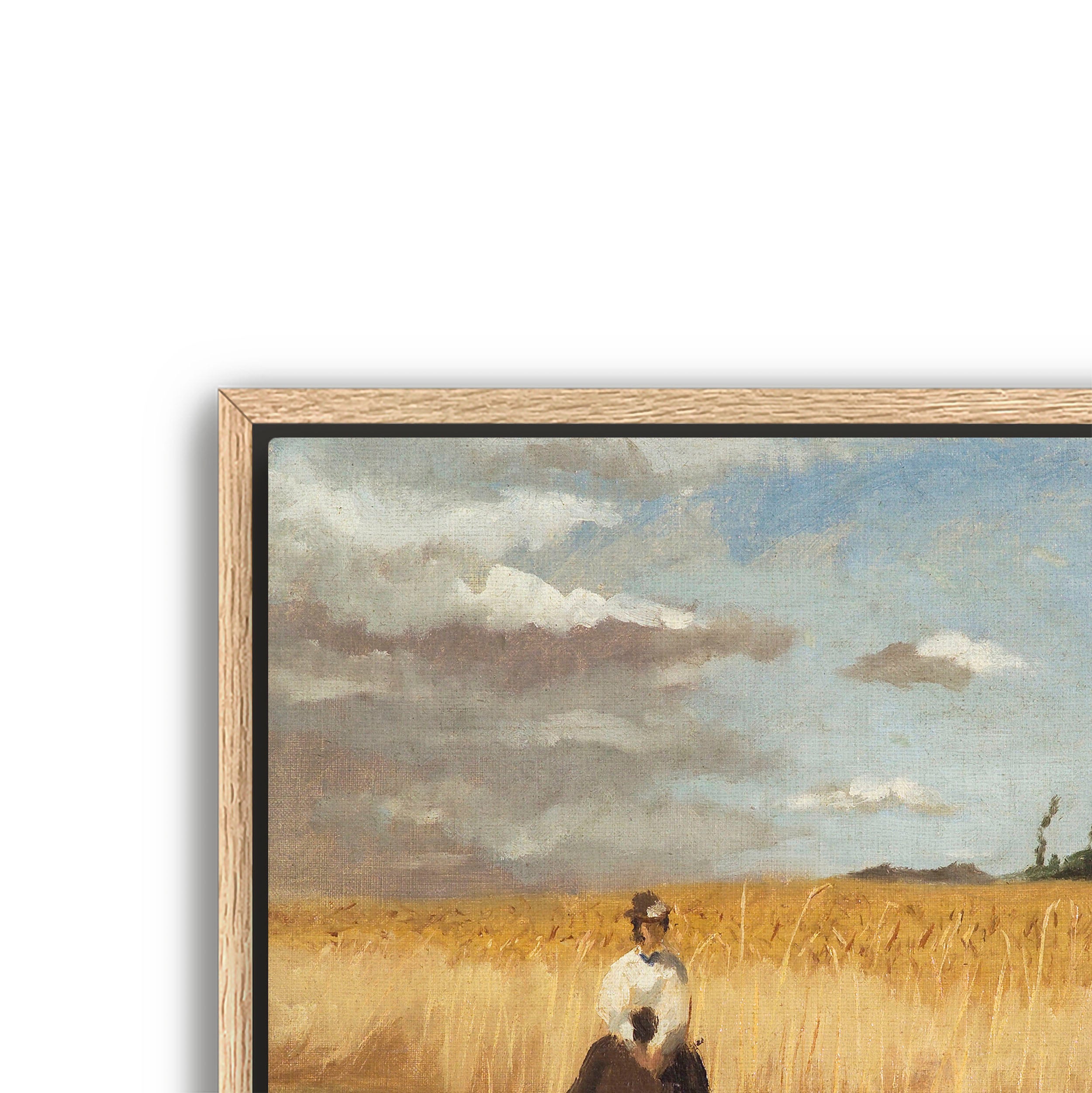 woman in wheat field