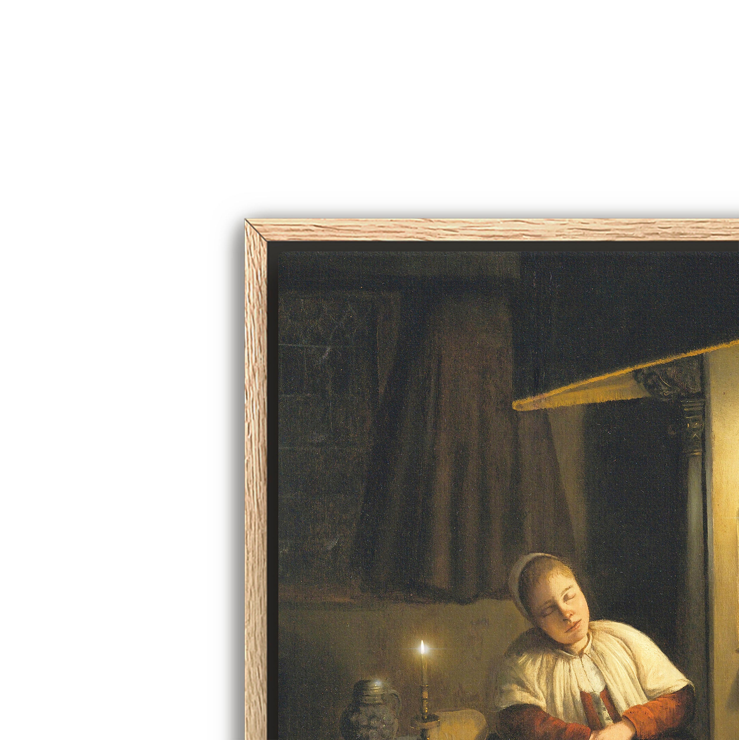 asleep by candlelight