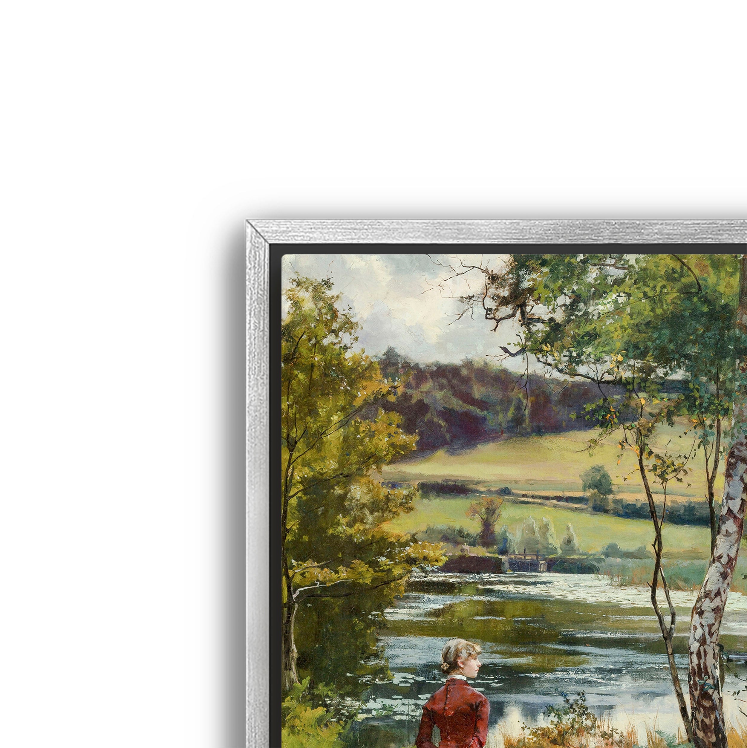 at the waters edge