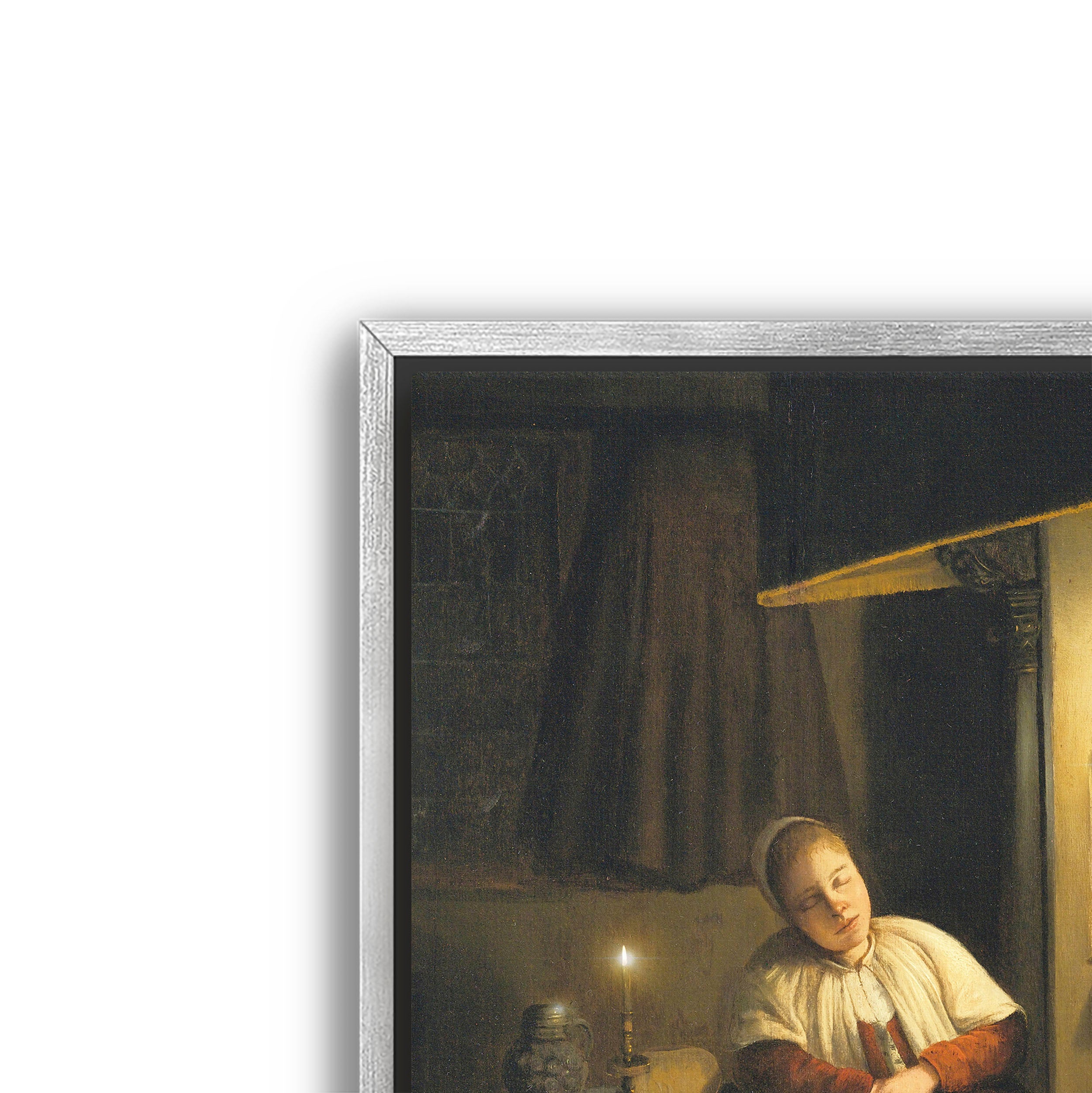 asleep by candlelight