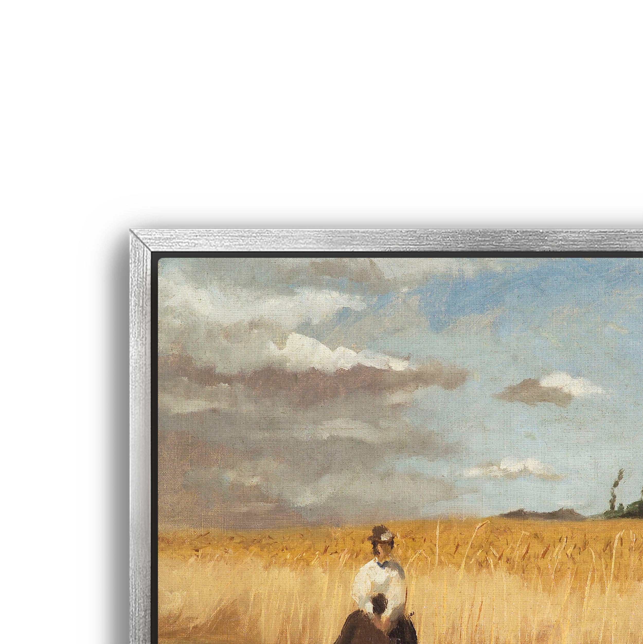 woman in wheat field