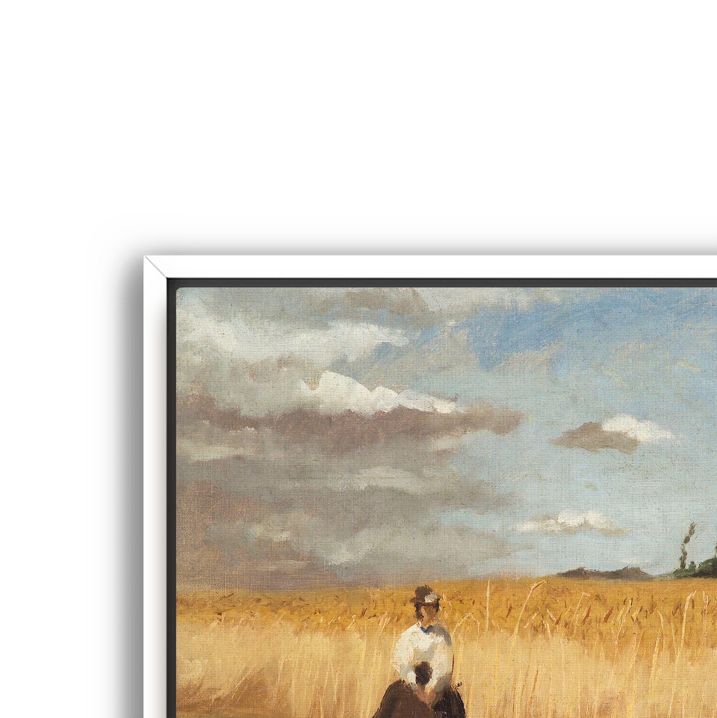 woman in wheat field