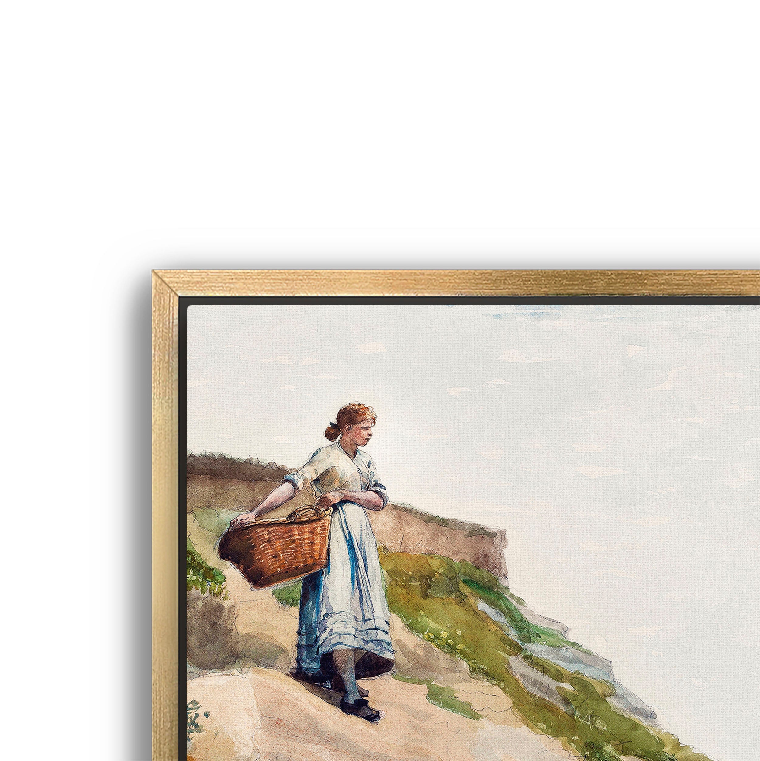 girl carrying basket
