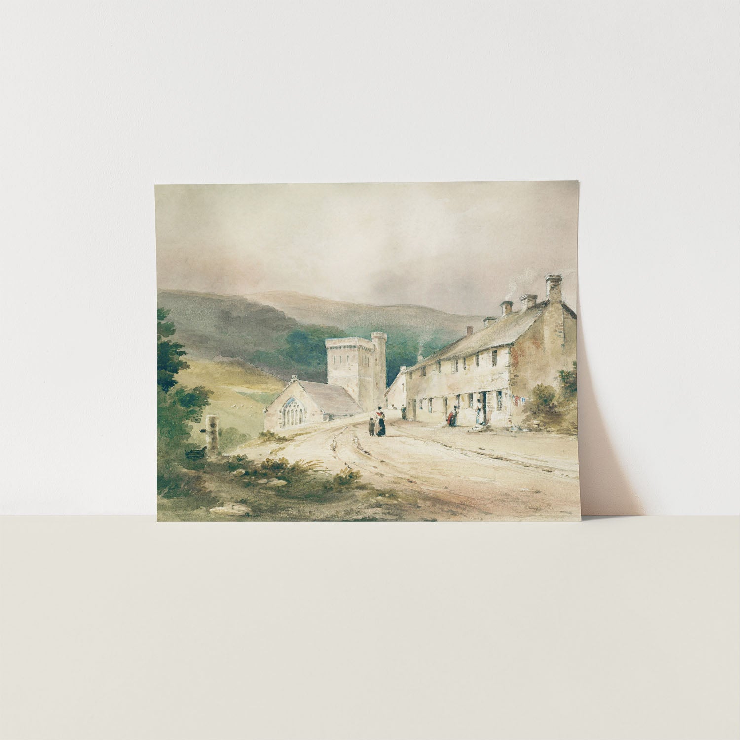 landscape with cottages