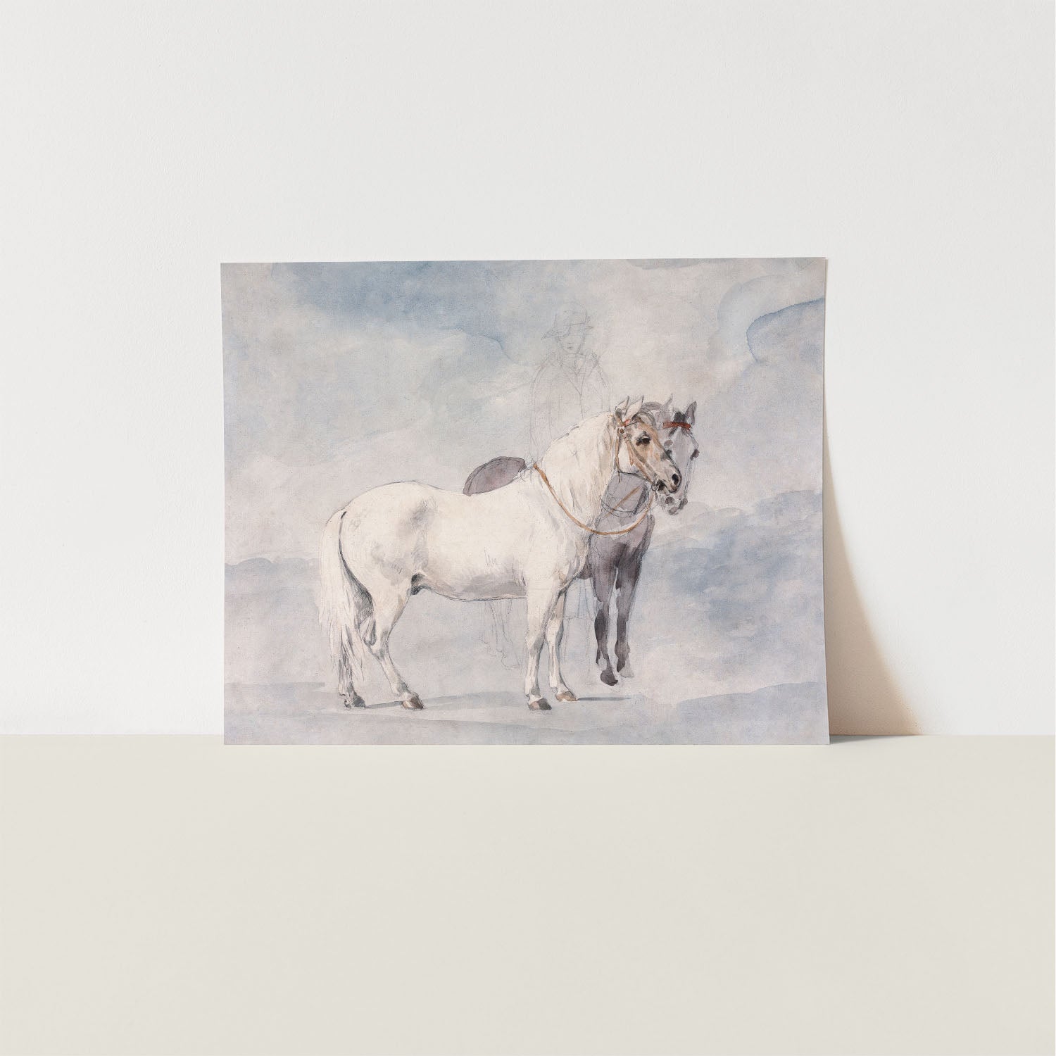 winter horses