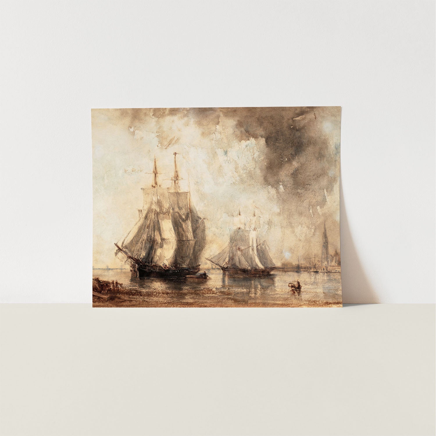morning on the scheldt