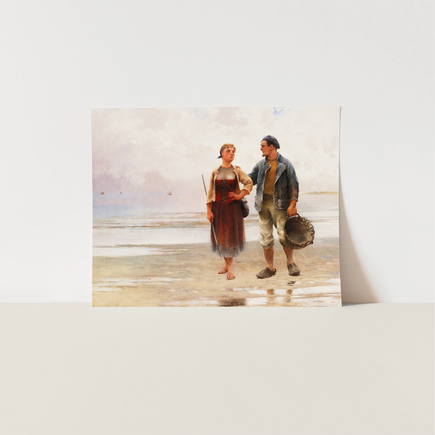 reflections on the beach