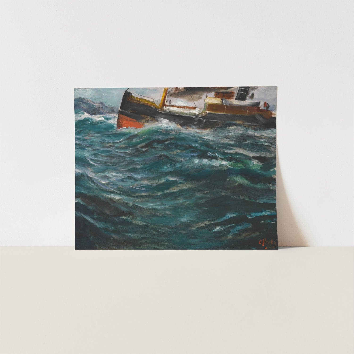 rough seas