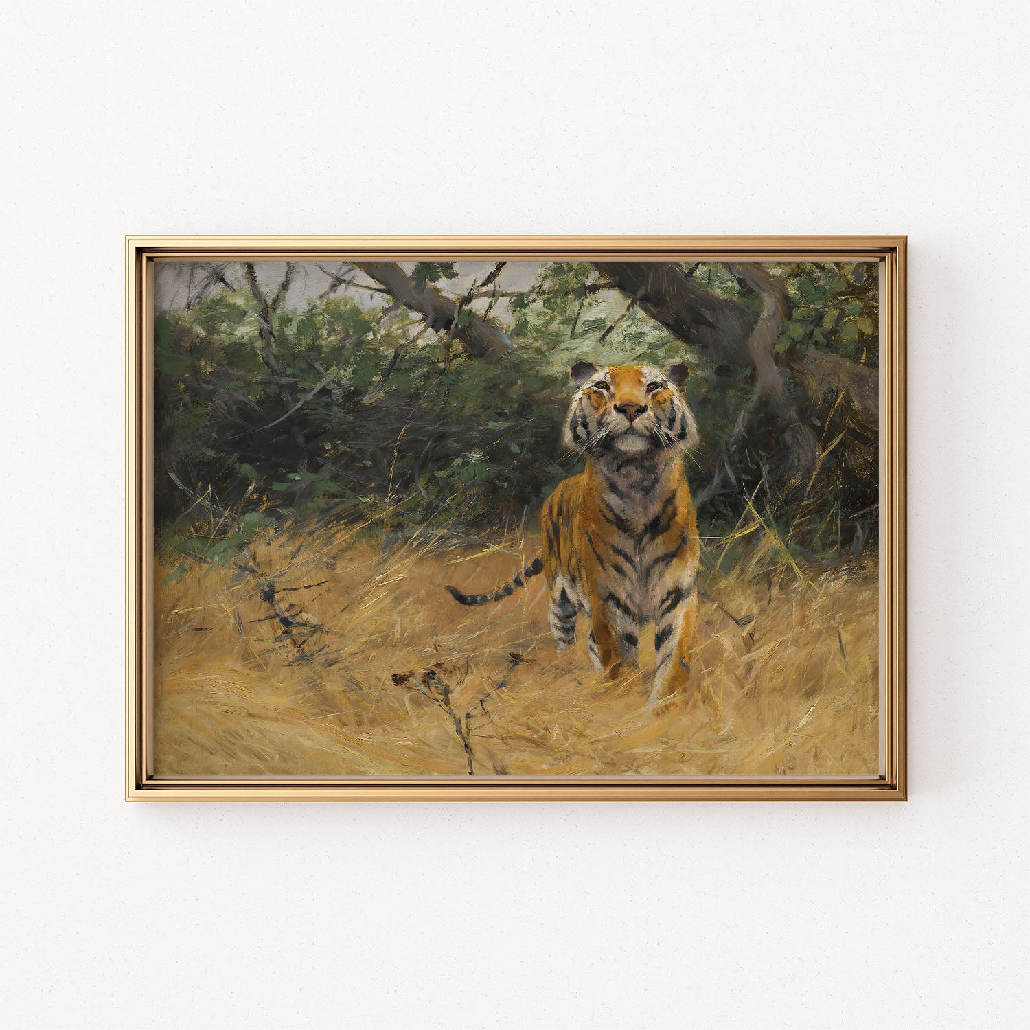 tiger on the watch