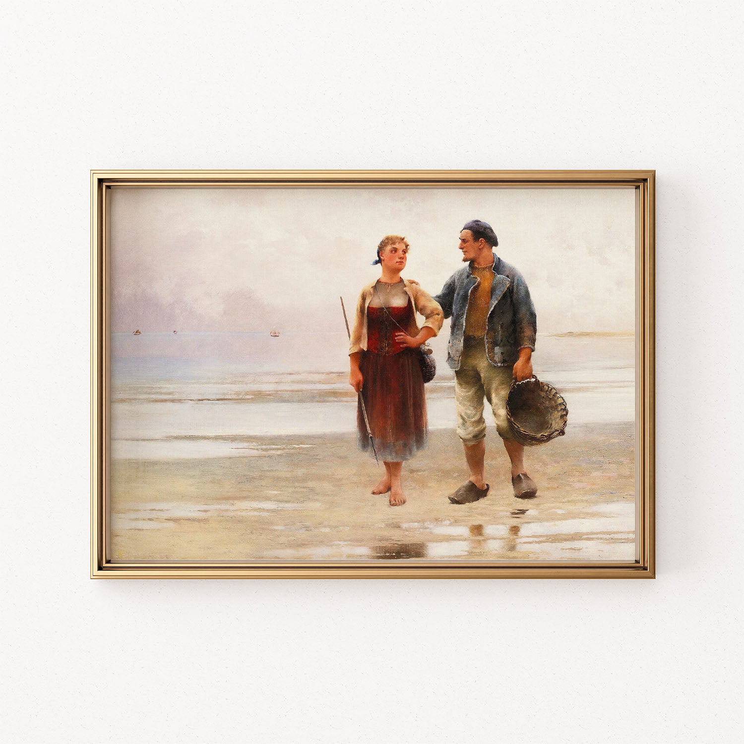 reflections on the beach