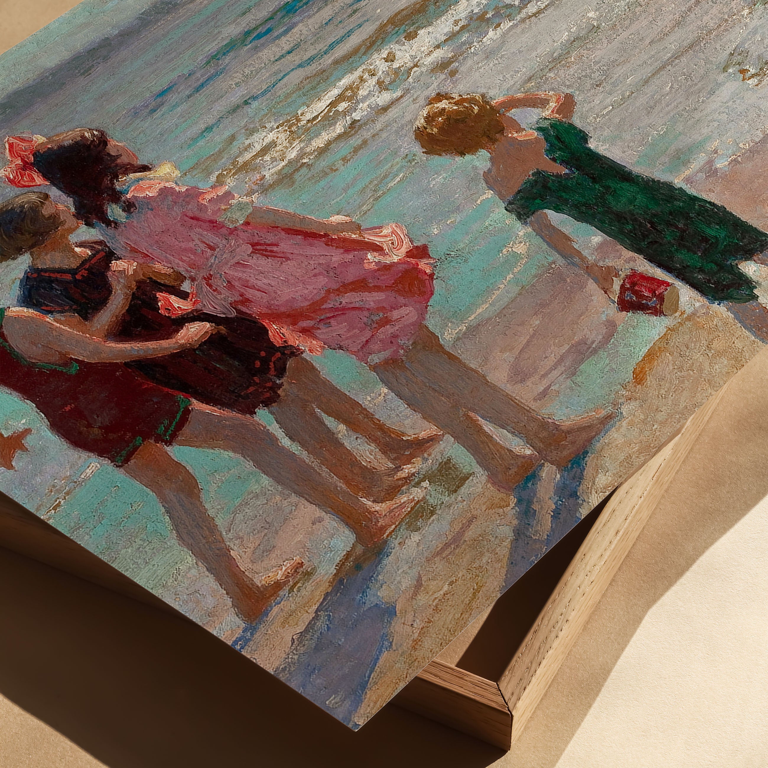 children at the shore