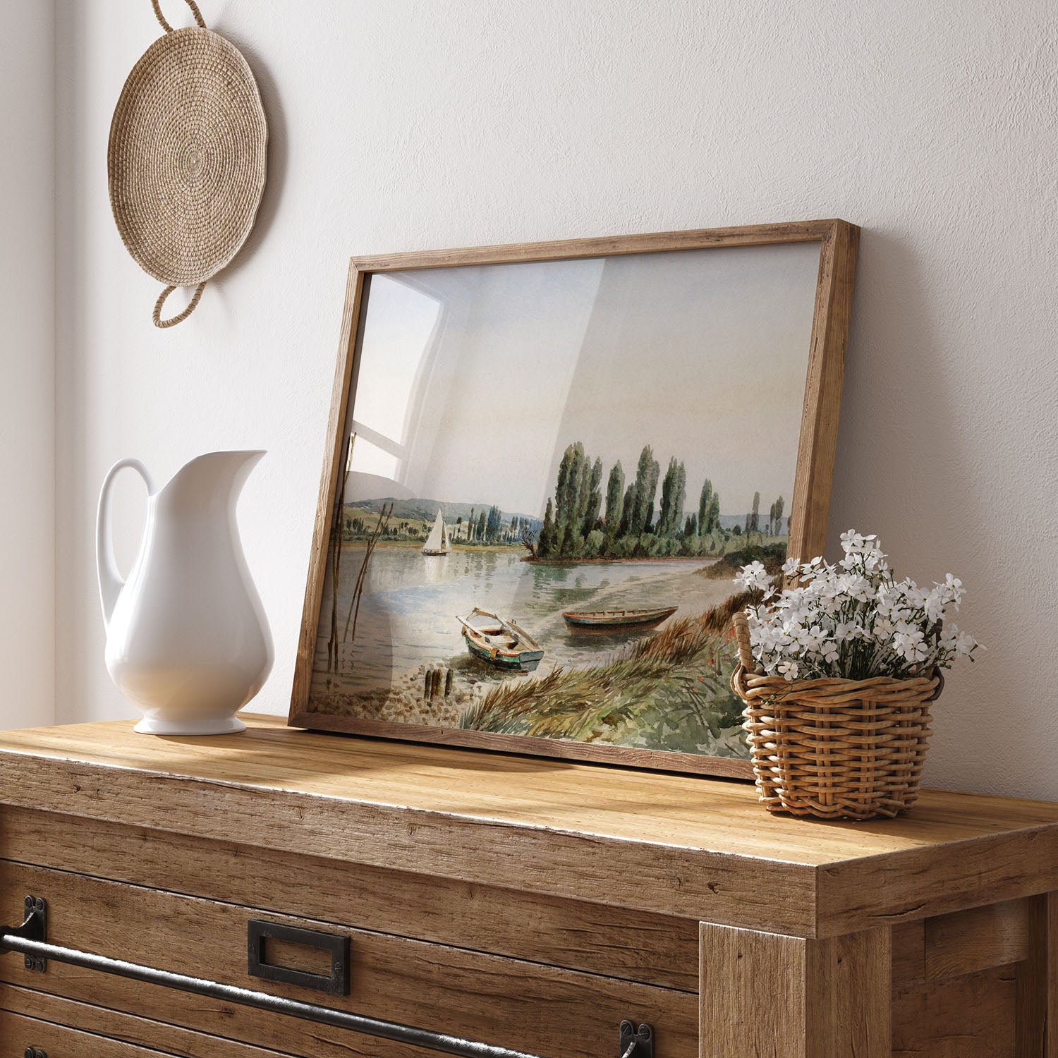 landscape with boats