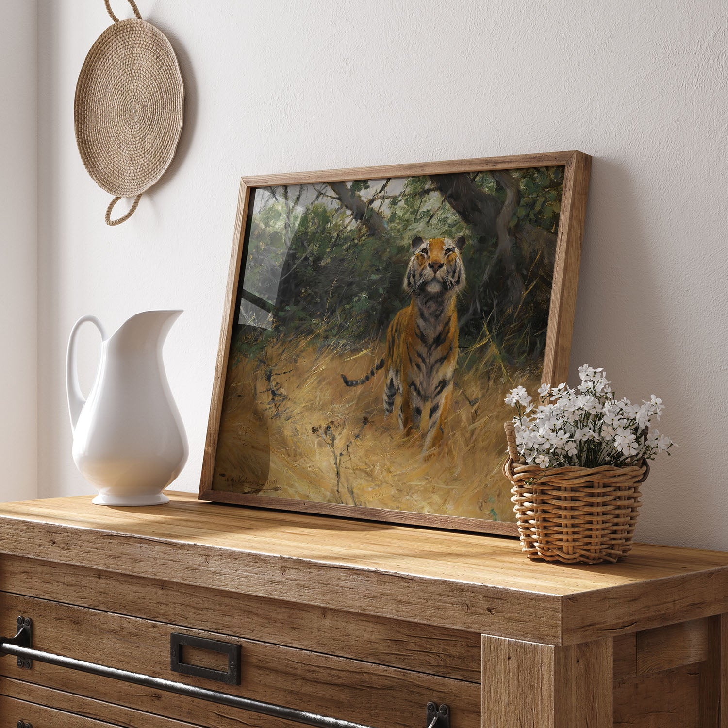 tiger on the watch