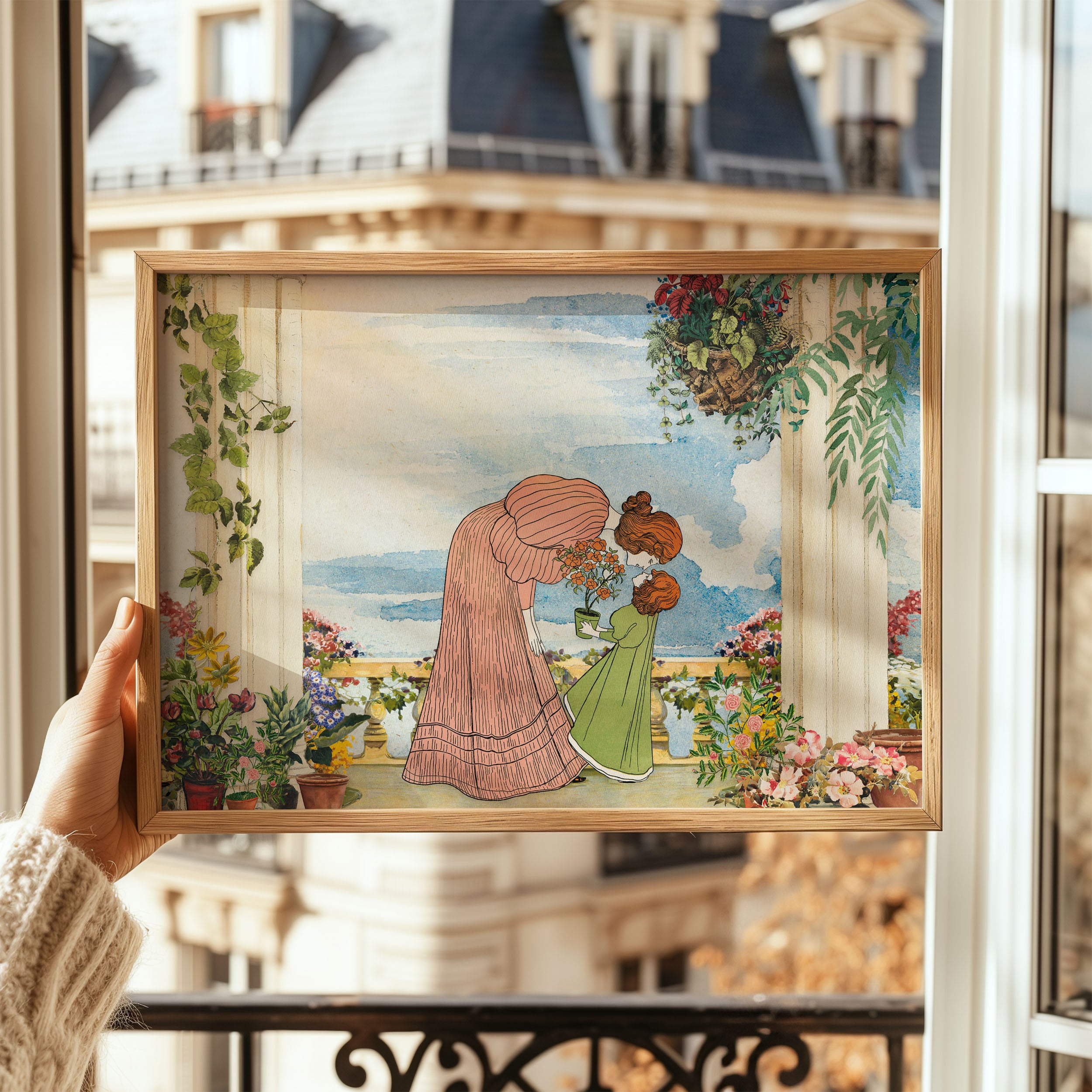 flowers with mommy