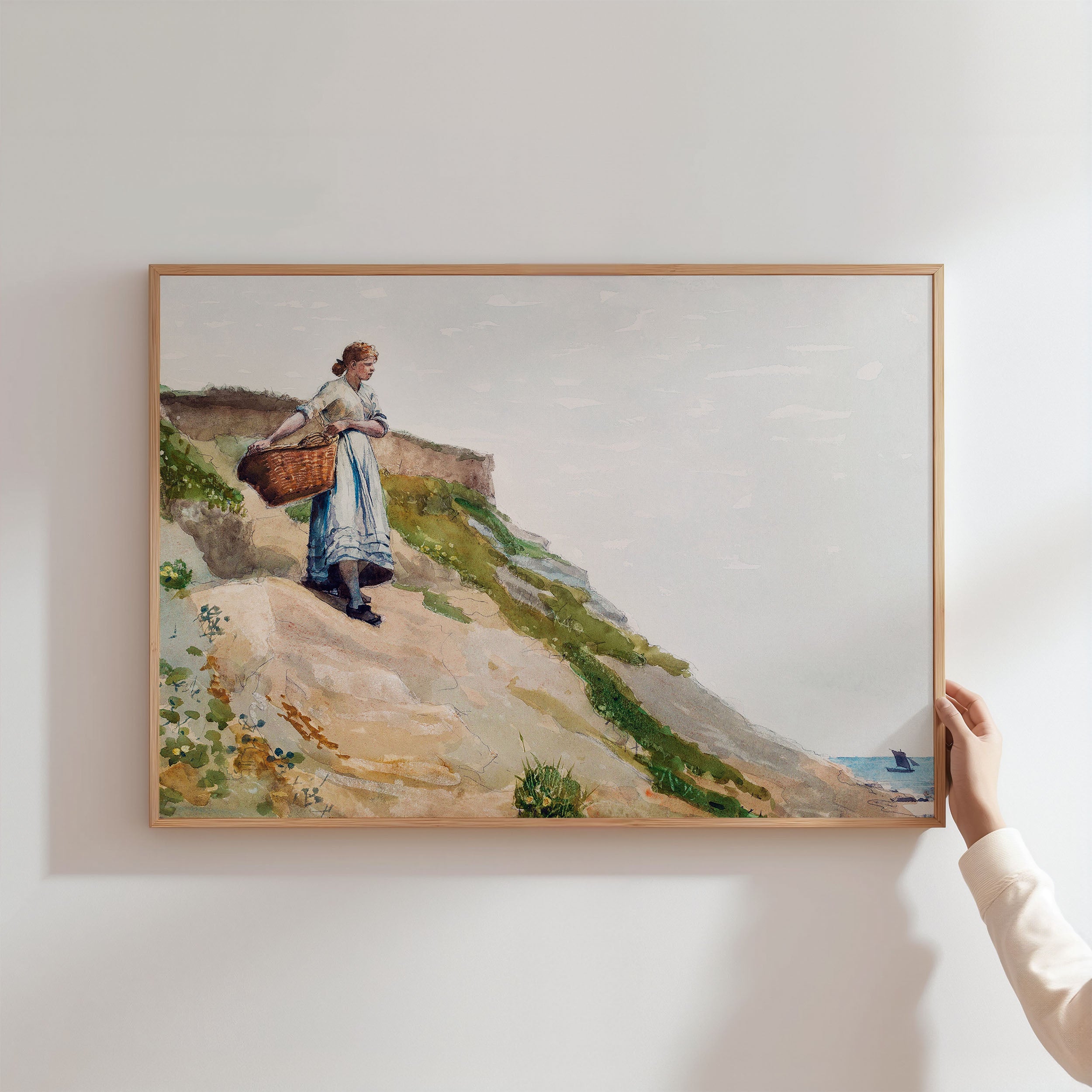 girl carrying basket