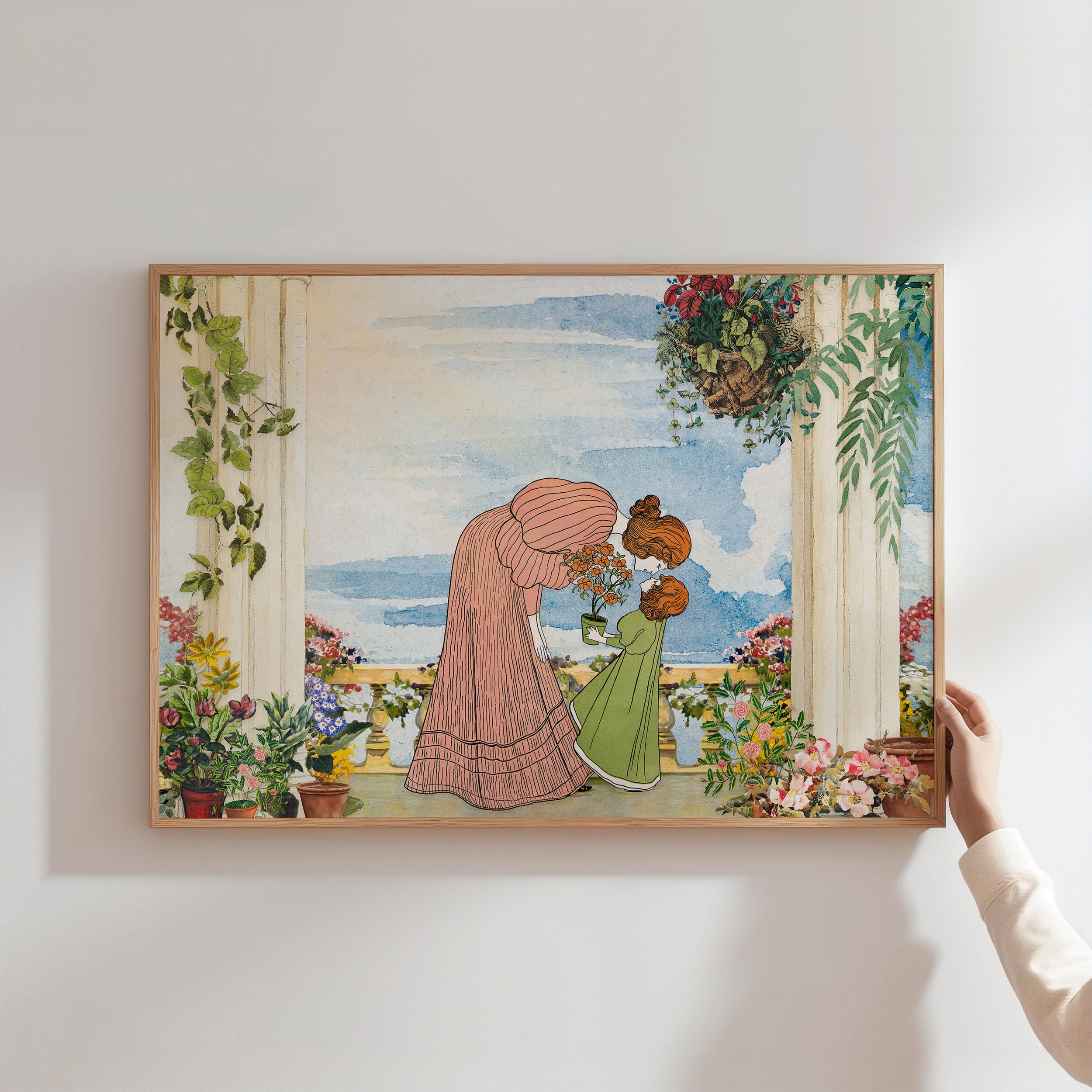 flowers with mommy
