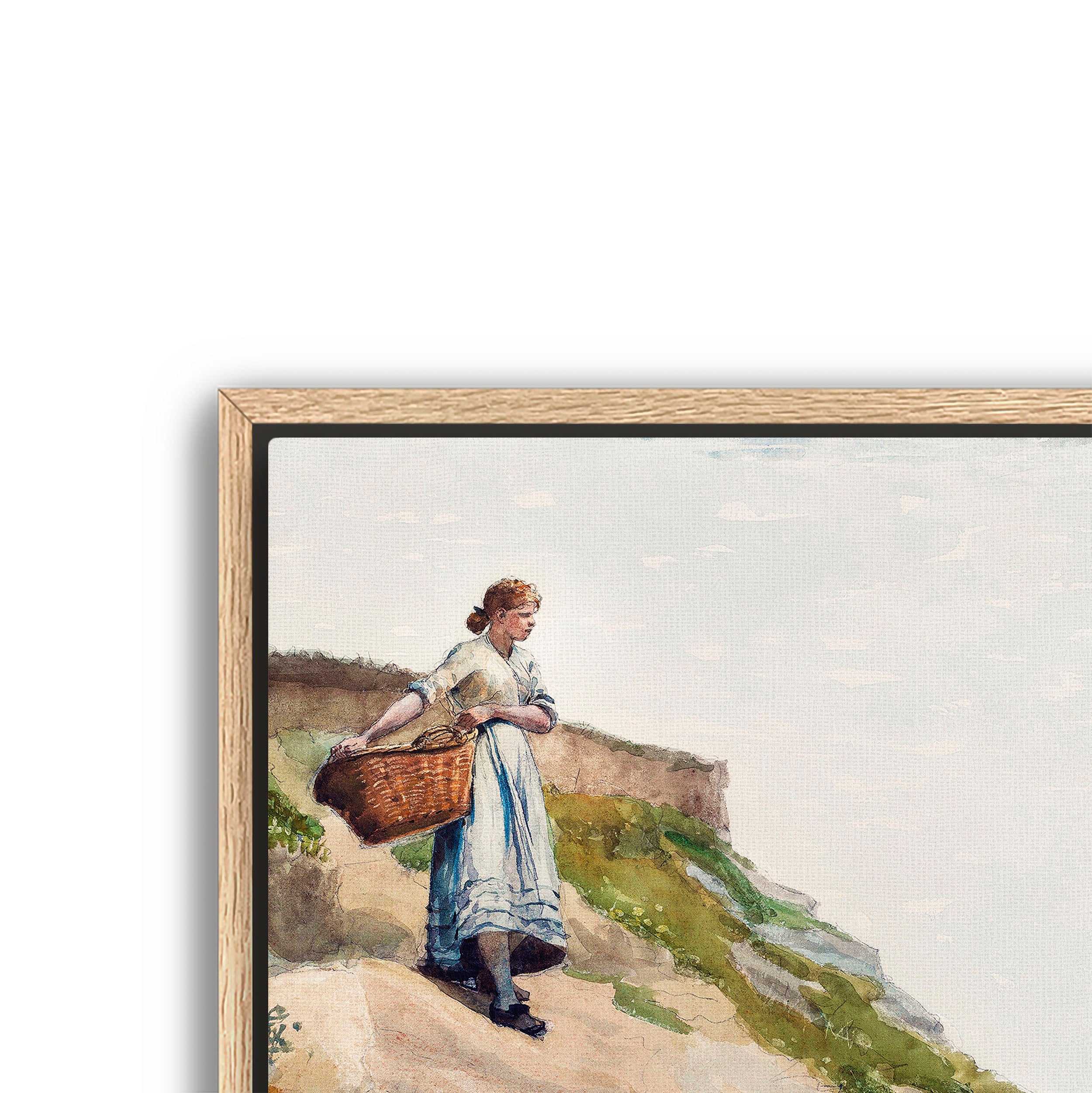 girl carrying basket