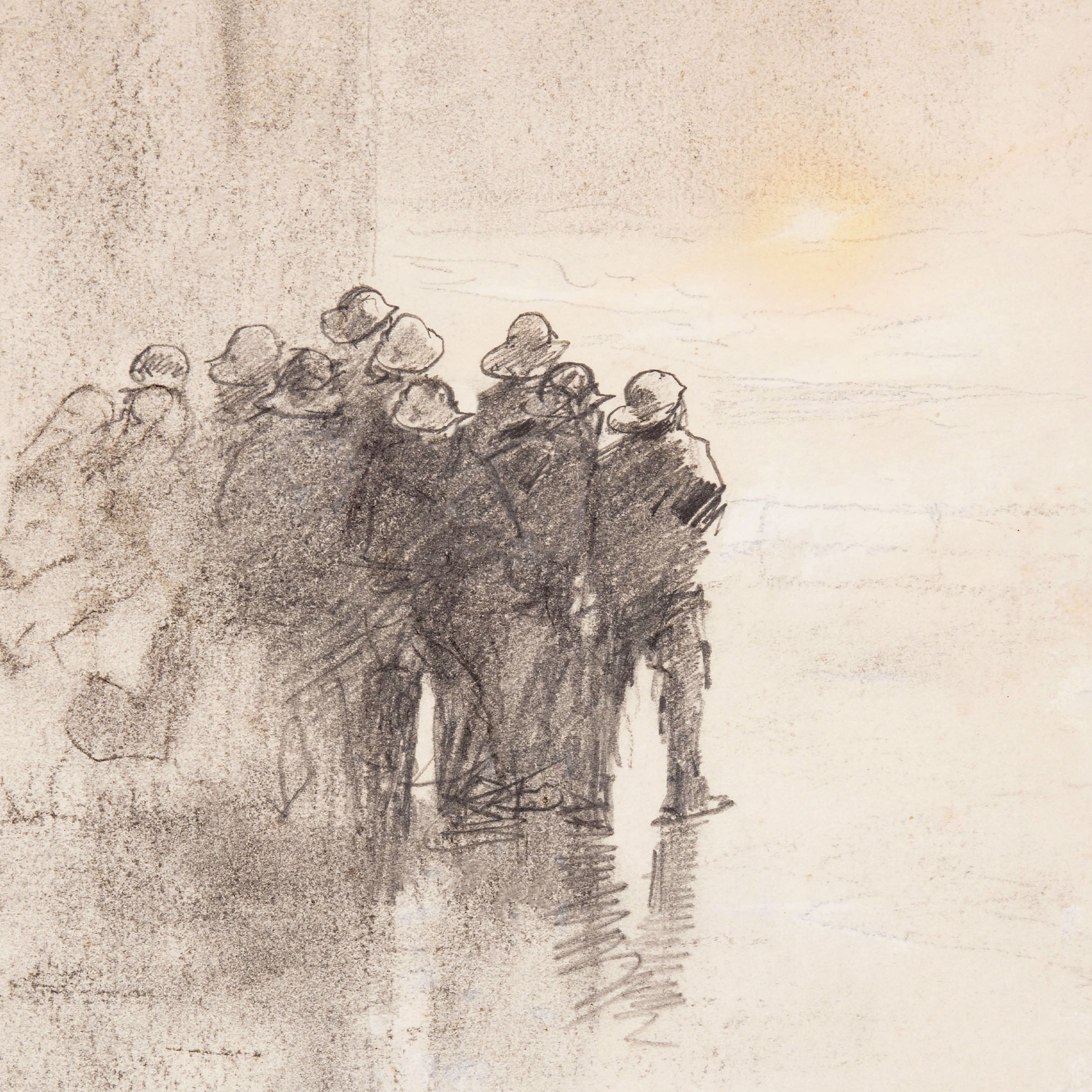 fishermen in oilskins