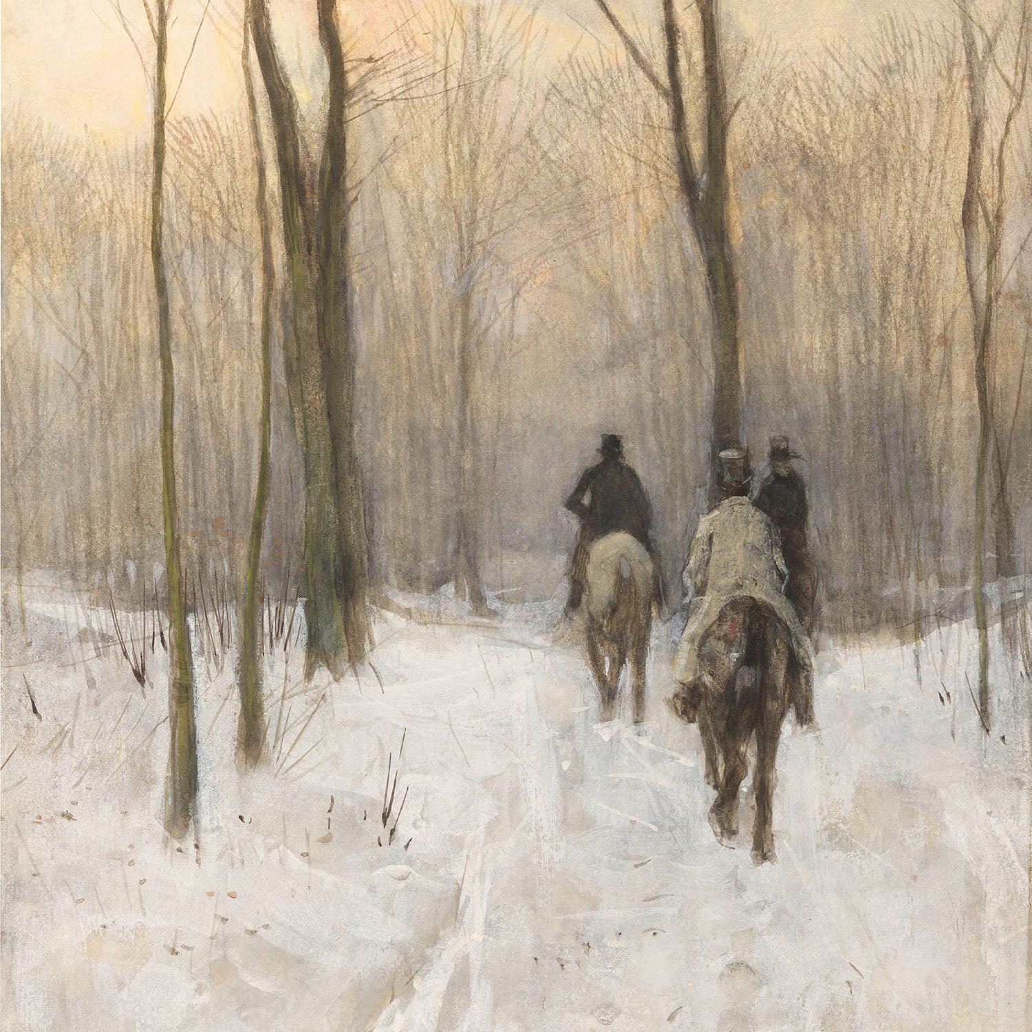 riders in the snow