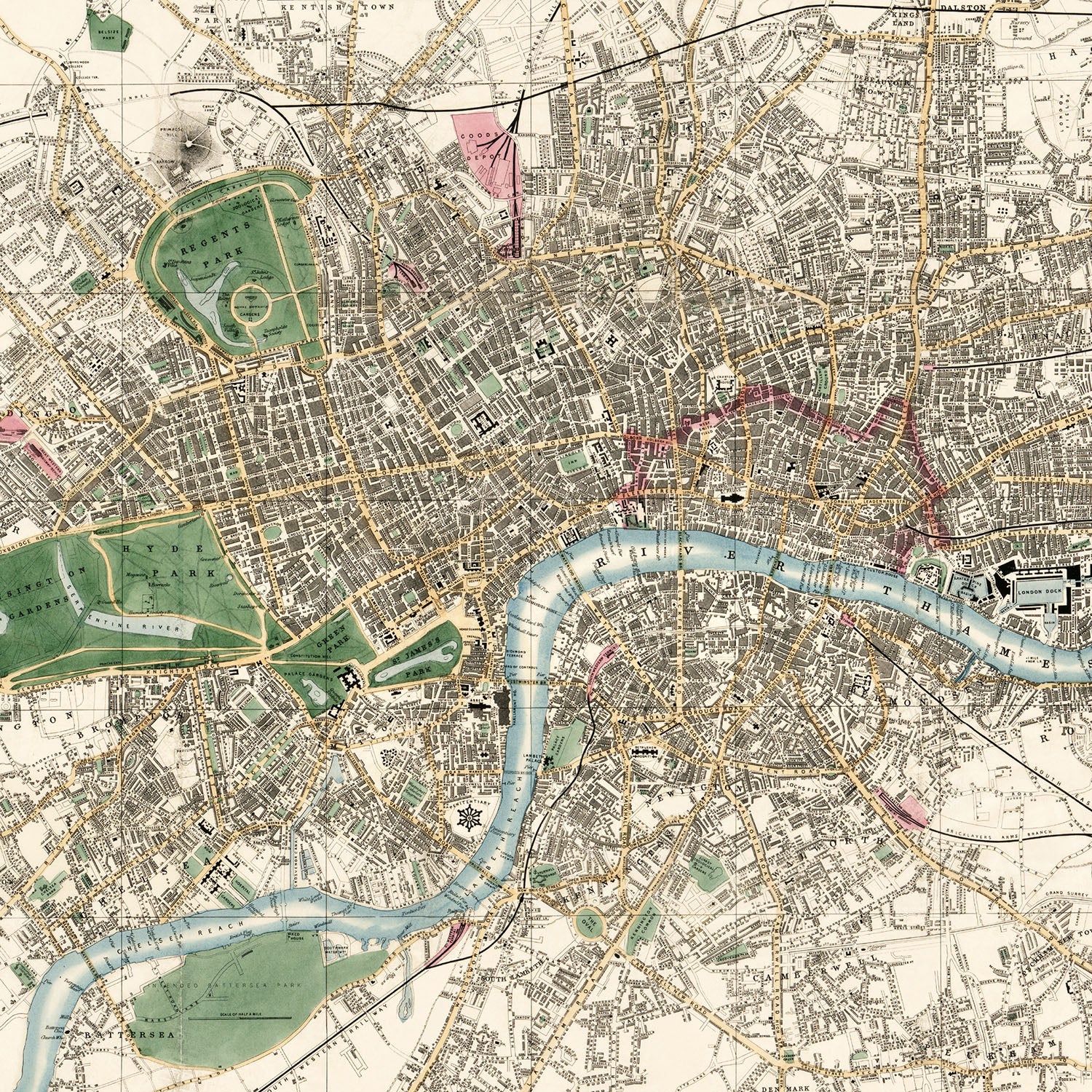 new plan of london