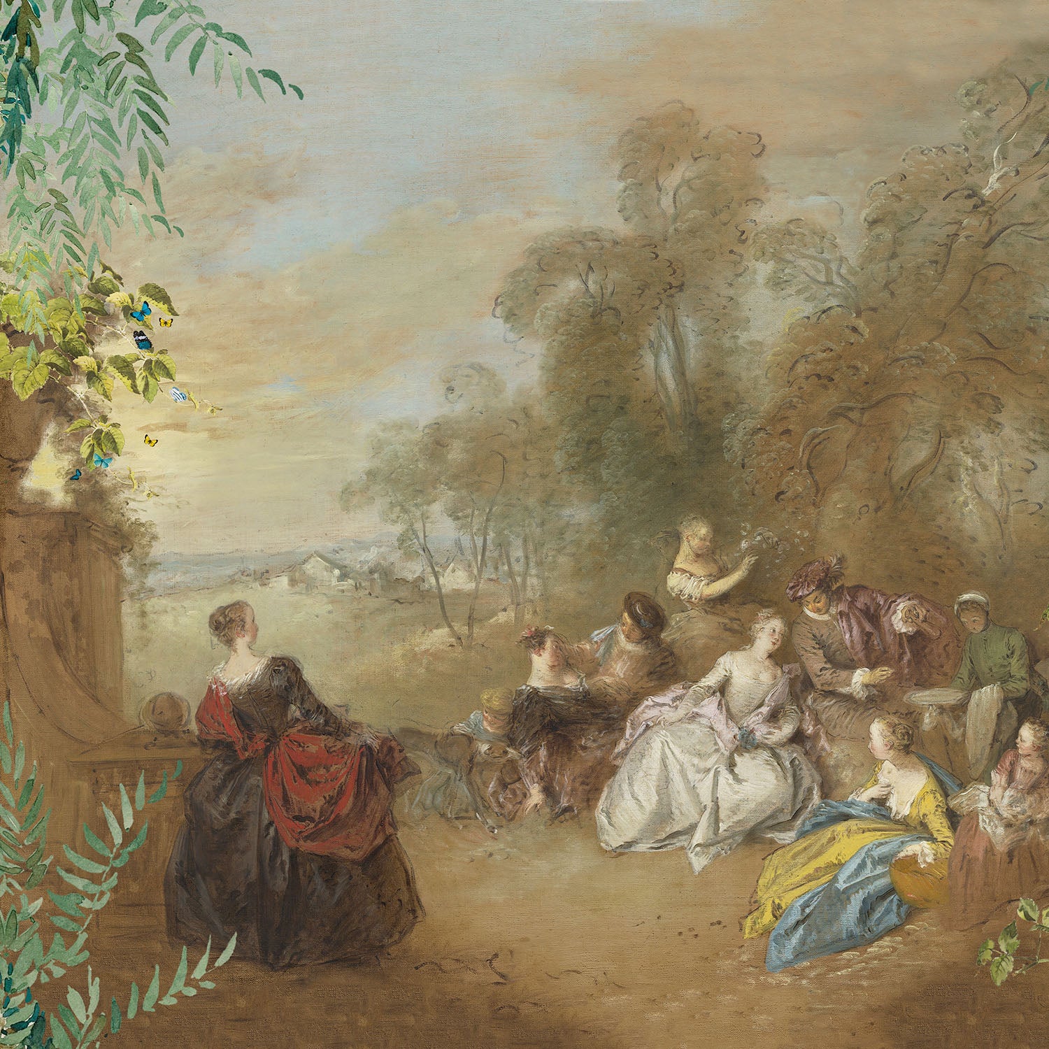 terrace gathering
