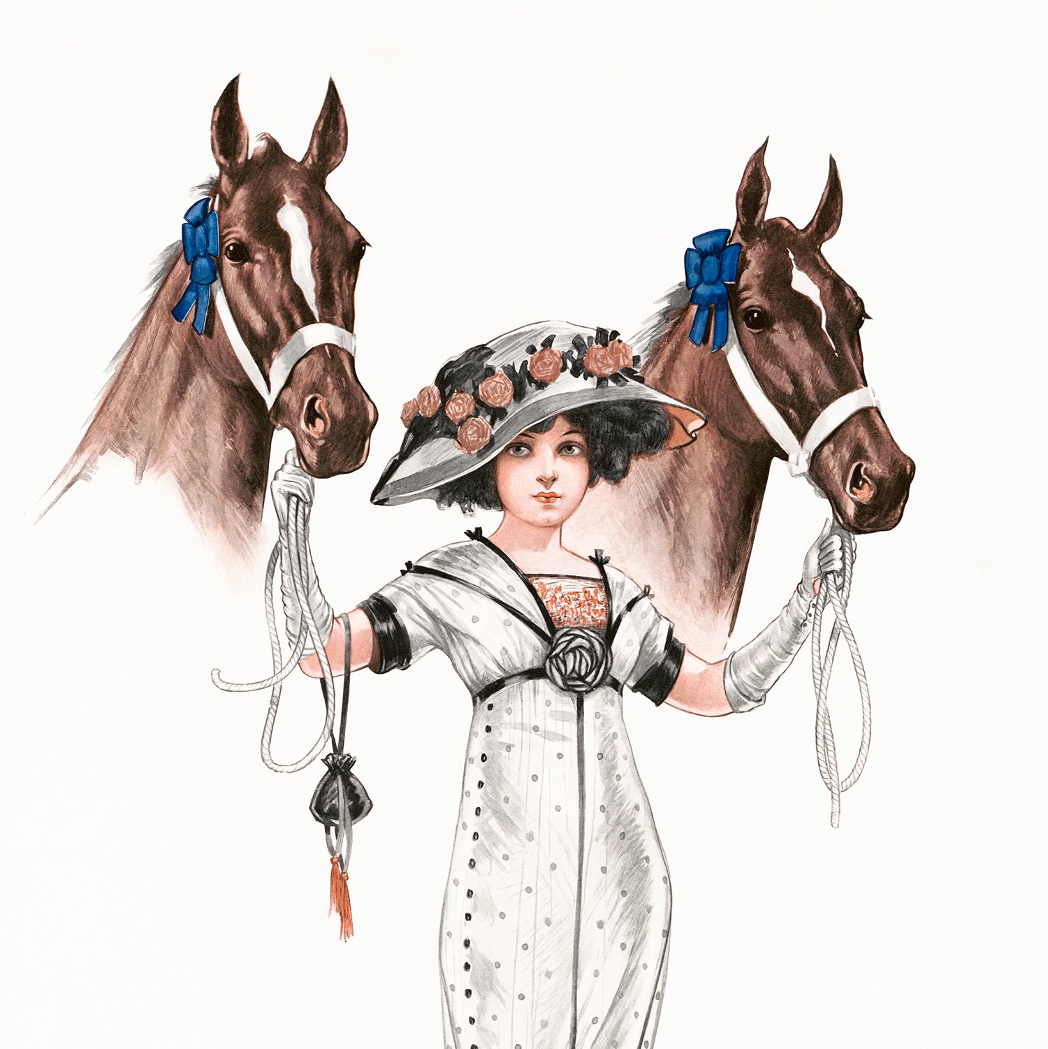 blue ribbons