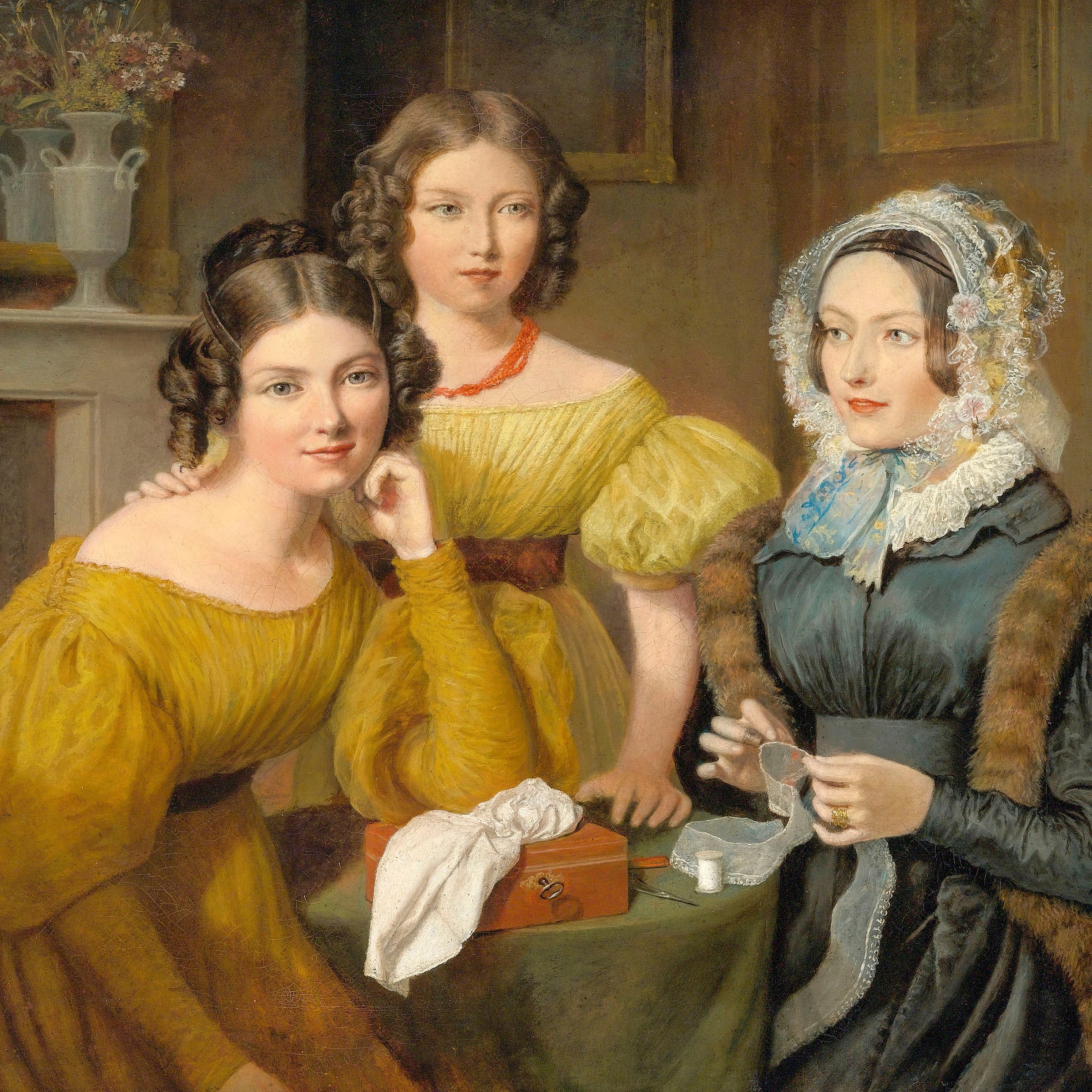 madame vieyres & daughters
