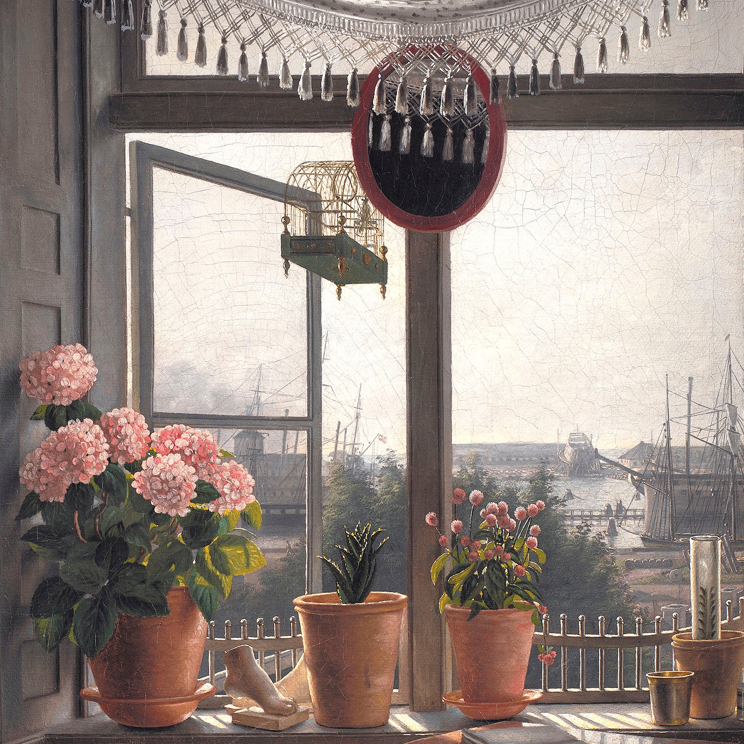 view from the artist window