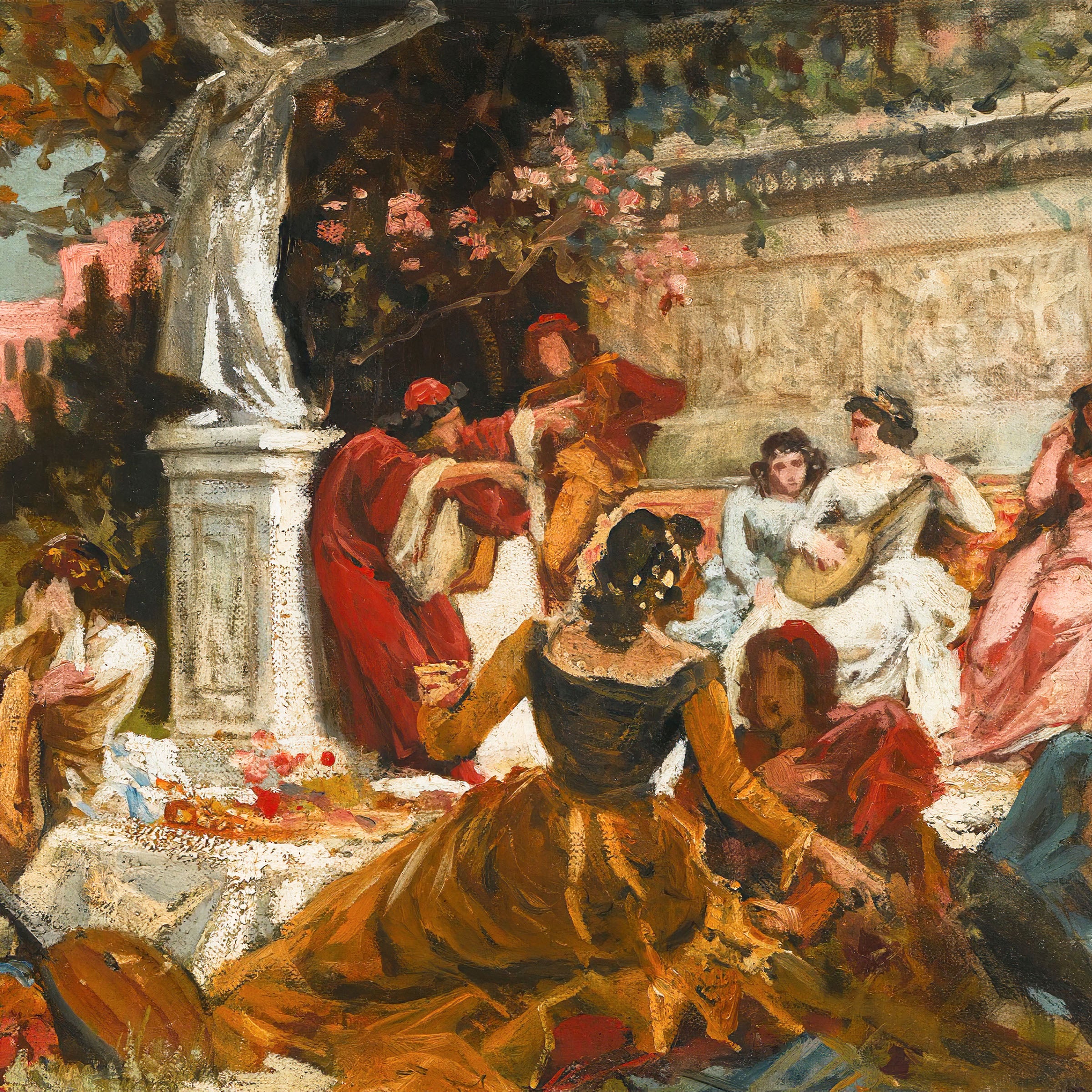 banquet in a park